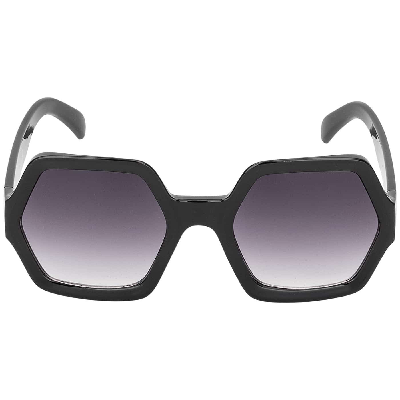 braunen Sonnenbrille Damen Retrosonnenbrille BEZLIT (1-St) mit Eyewear Große und Linsen Designer Schwarz violett