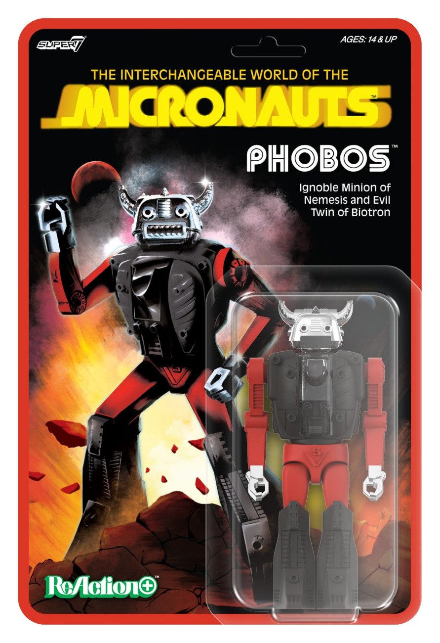 Super7 Actionfigur Micronauts ReAction+ Actionfigur Wave 04 Phobos