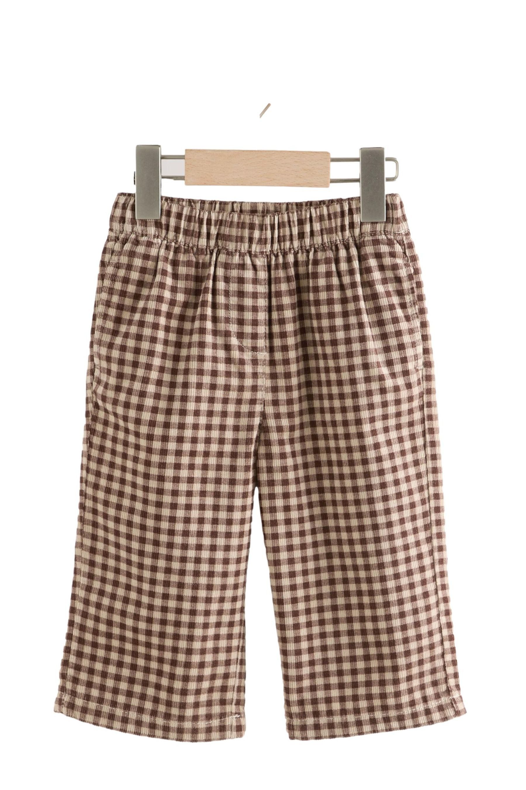 Next Cordhose Cordhose mit Vichy-Karos (1-tlg) günstig online kaufen