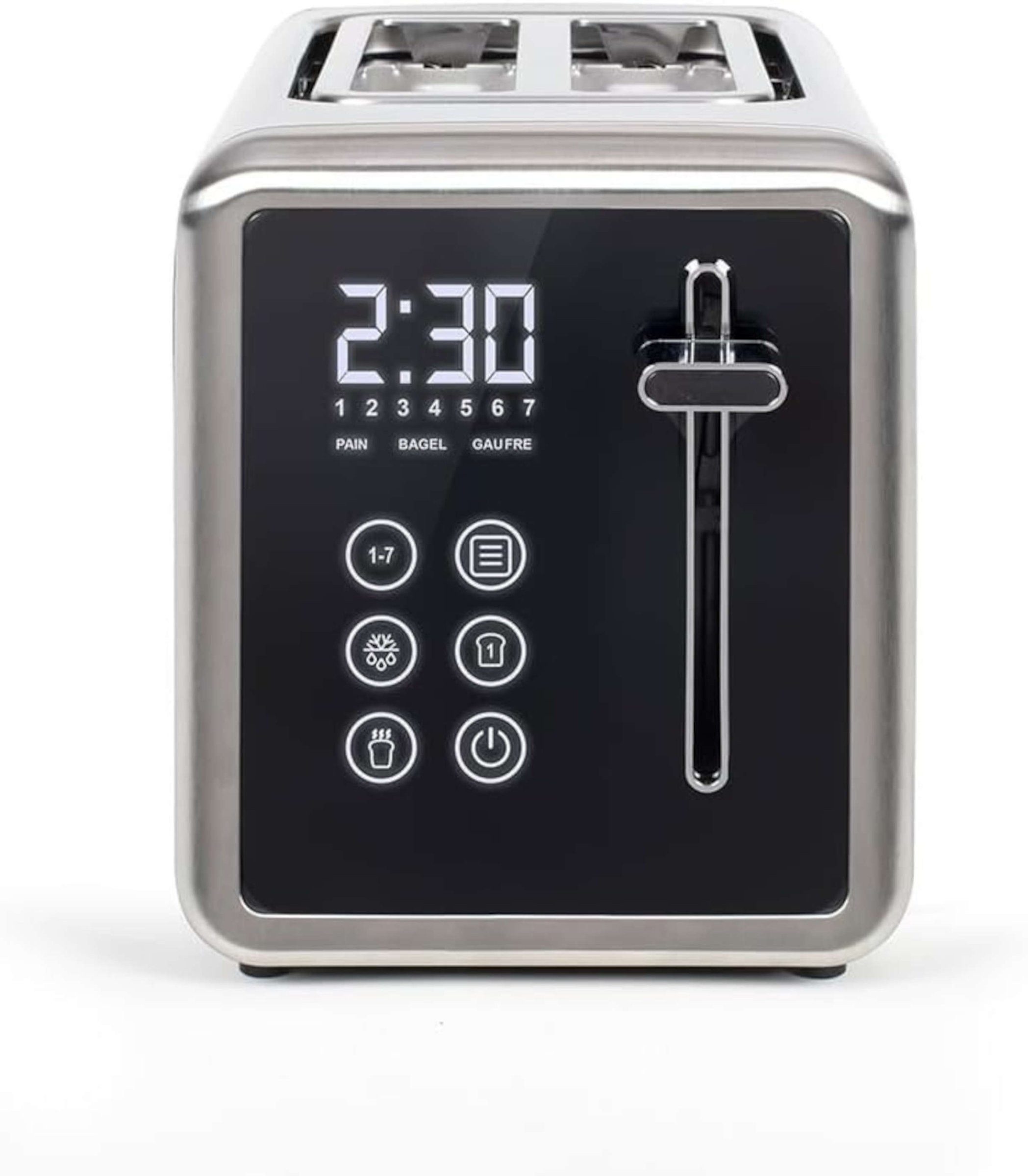 LIVOO Toaster DOD205 Digitaler Toaster mit Display, 800 W