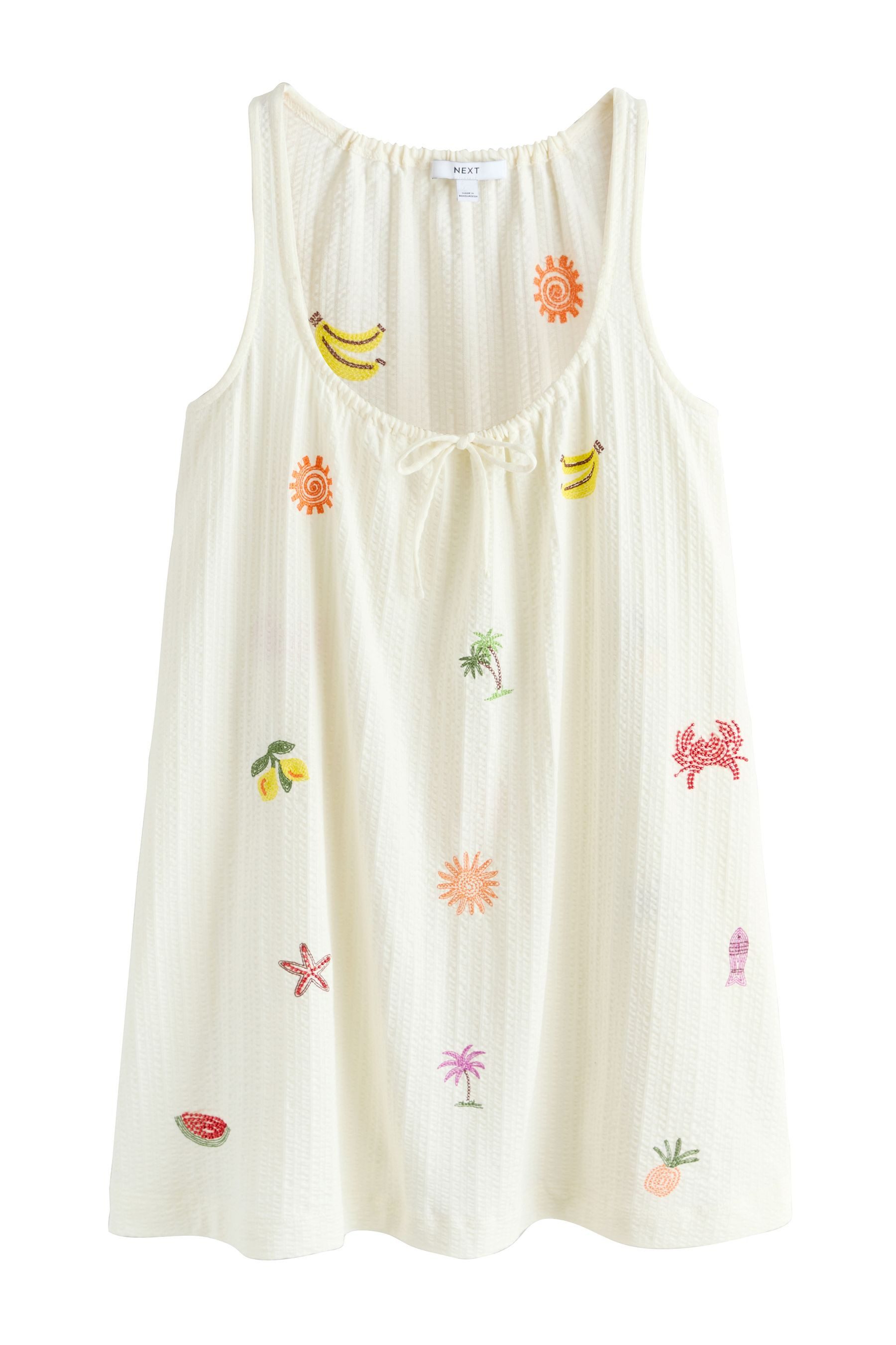 Jerseykleid Ärmelloses Sommer-Minikleid aus Jersey