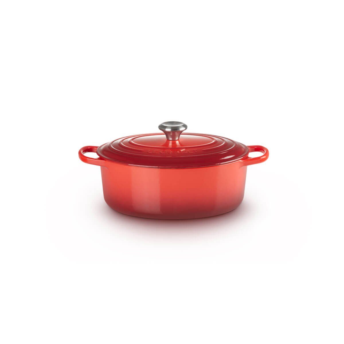 LE CREUSET Bräter Le Creuset 31 Signature cm Bräter kirschrot oval