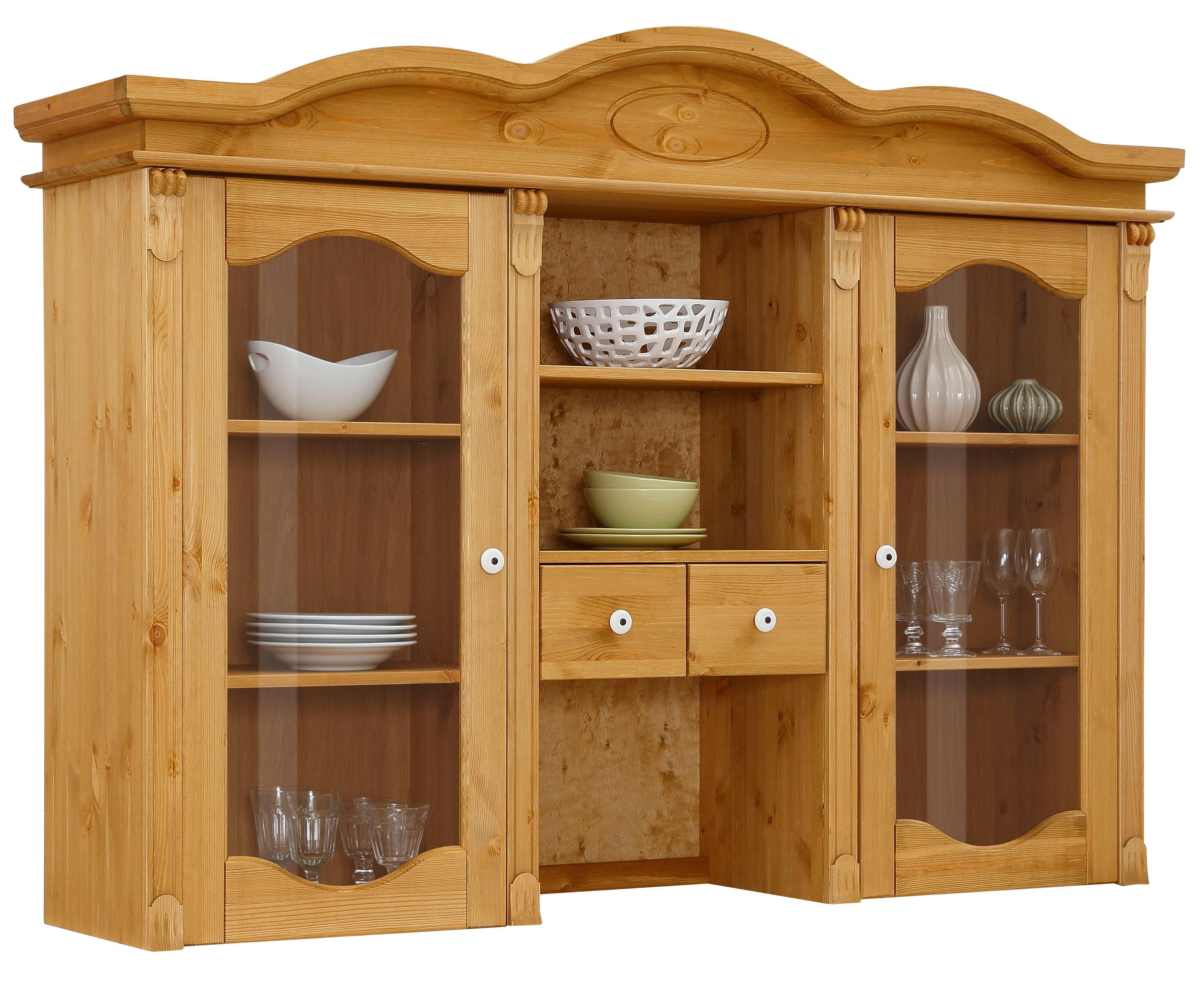Home affaire Aufsatzschrank Bavaria Breite 165 cm, aus massiver Kiefer, FSC®