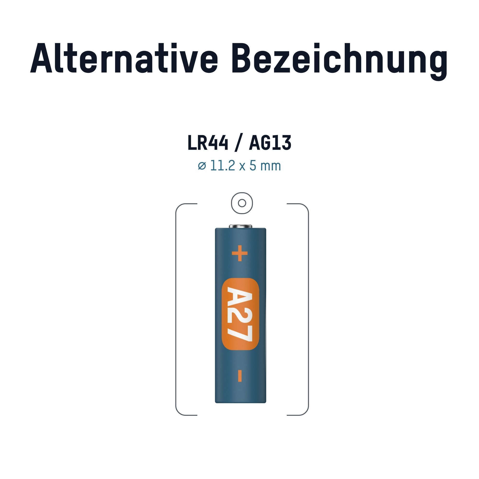 ANSMANN AG Spezial-Batterie A27 / LR27 Batterie