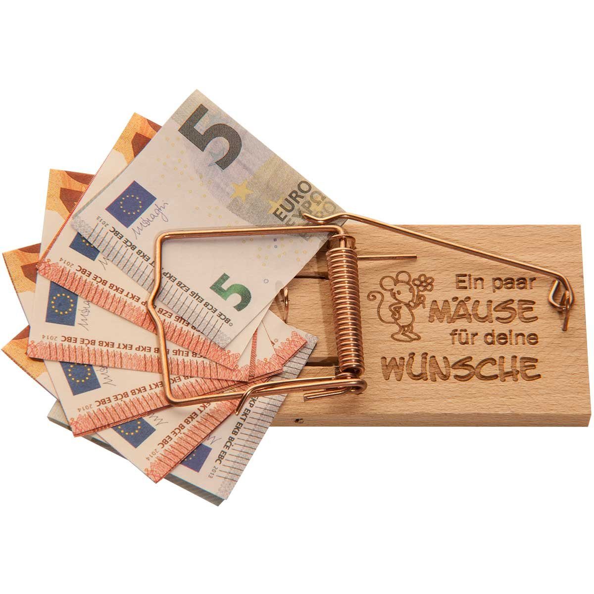 Spruchreif® Spardose Mausefalle Geldgeschenk · Mausefalle mit Spruch · Guts günstig online kaufen