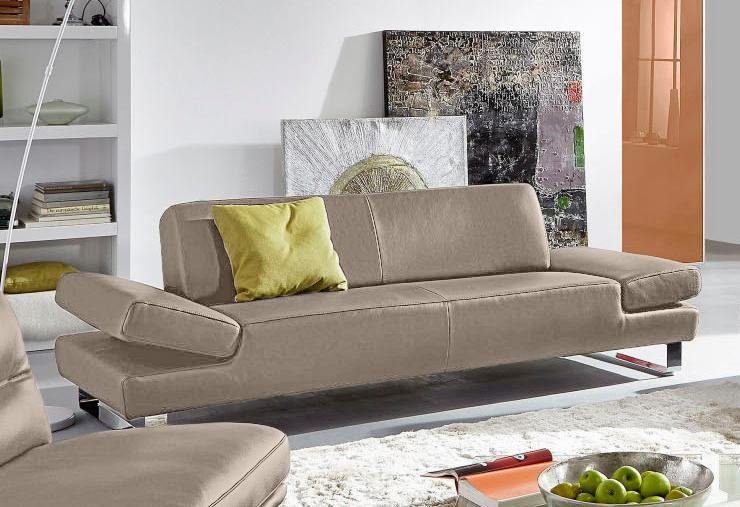 W.SCHILLIG 2-Sitzer taboo Designsofa mit hohem Sitzkomfort, mit Normaltiefe, inklusive Armlehnenverstellung