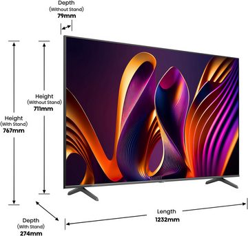 Hisense 55E77NQ PRO QLED-Fernseher (139 cm/55 Zoll, 4K Ultra HD, Smart-TV)