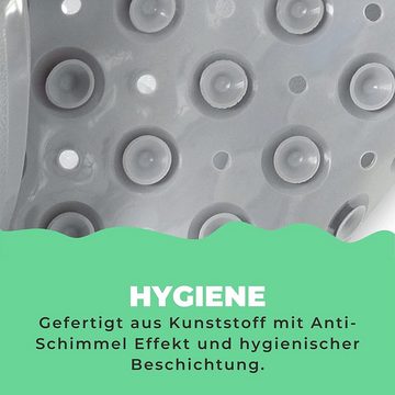 riijk Wanneneinlage Badewannenmatte rutschfest, B: 40 cm, L: 100 cm, rutschhemmend, flexibel, hygienisch, antirutsch