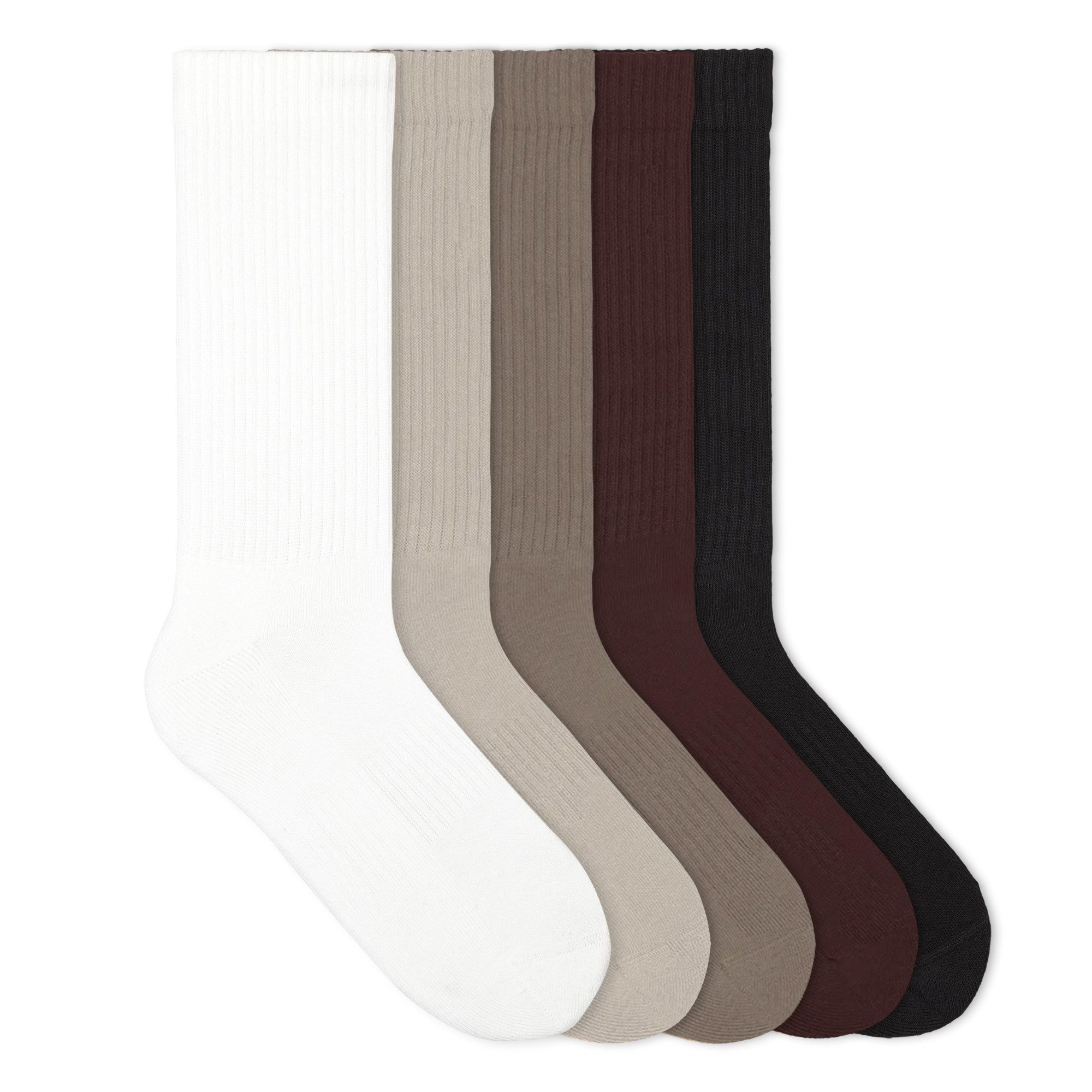 von Jungfeld Tennissocken Casual Classics Bundle Bio-Baumwolle 36-46 Unisex (10-Paar, 10 Paar)