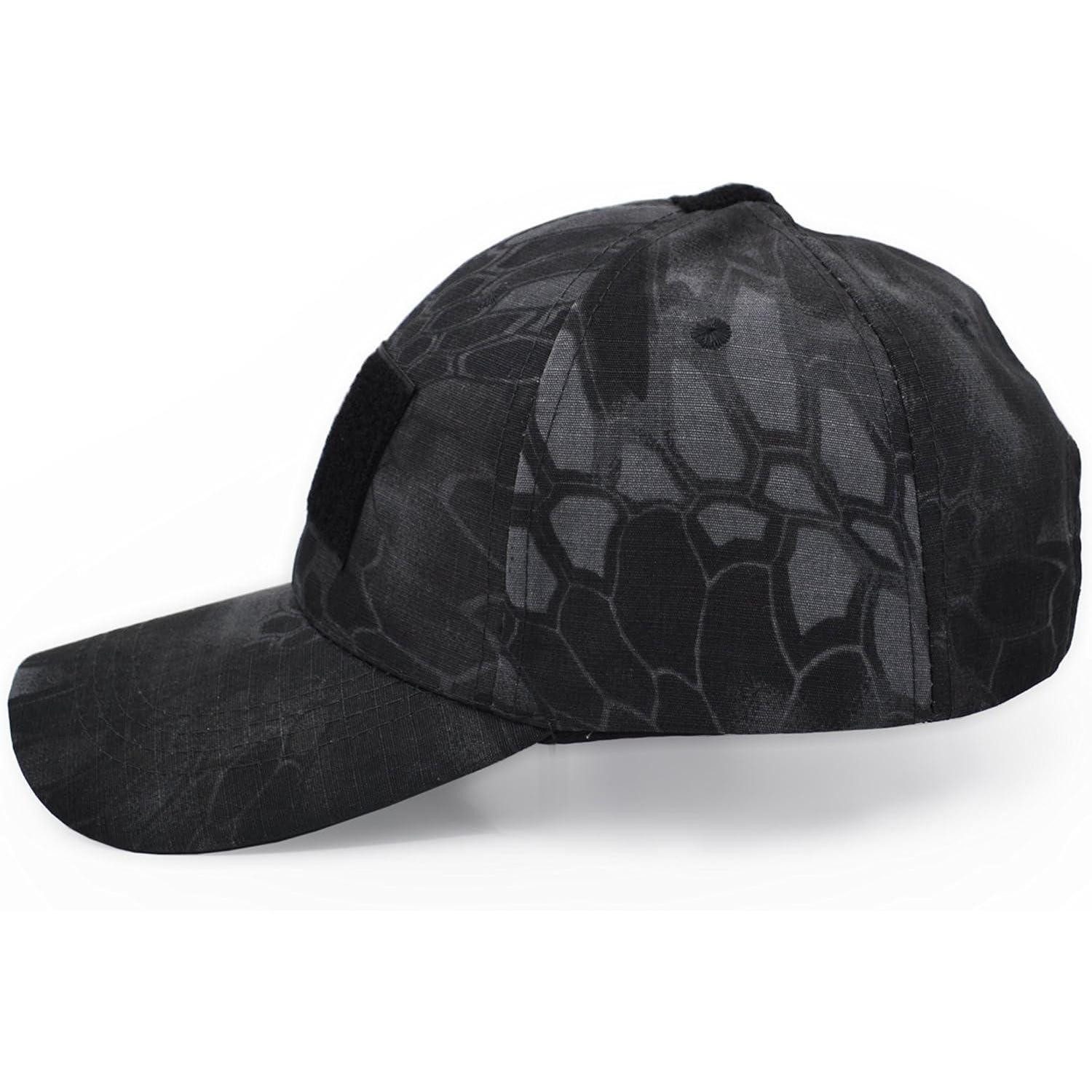 LuxusKollektion Baseball Cap Baseballcap Betreiber Militär Taktisch Jagd Einheitsgröße Schwarz