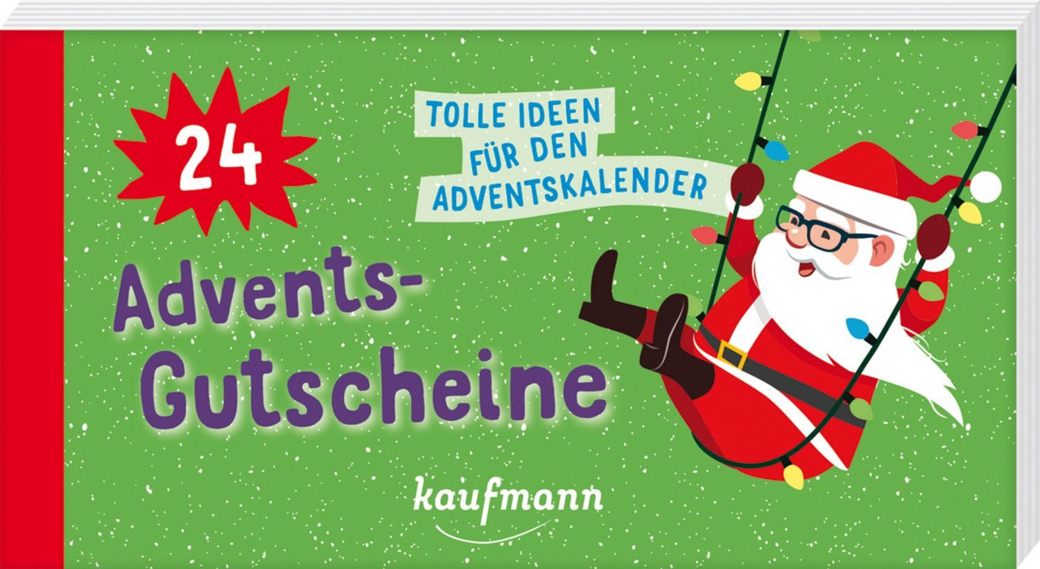 KAUFMANN Taschenkalender 24 Advents-Gutscheine