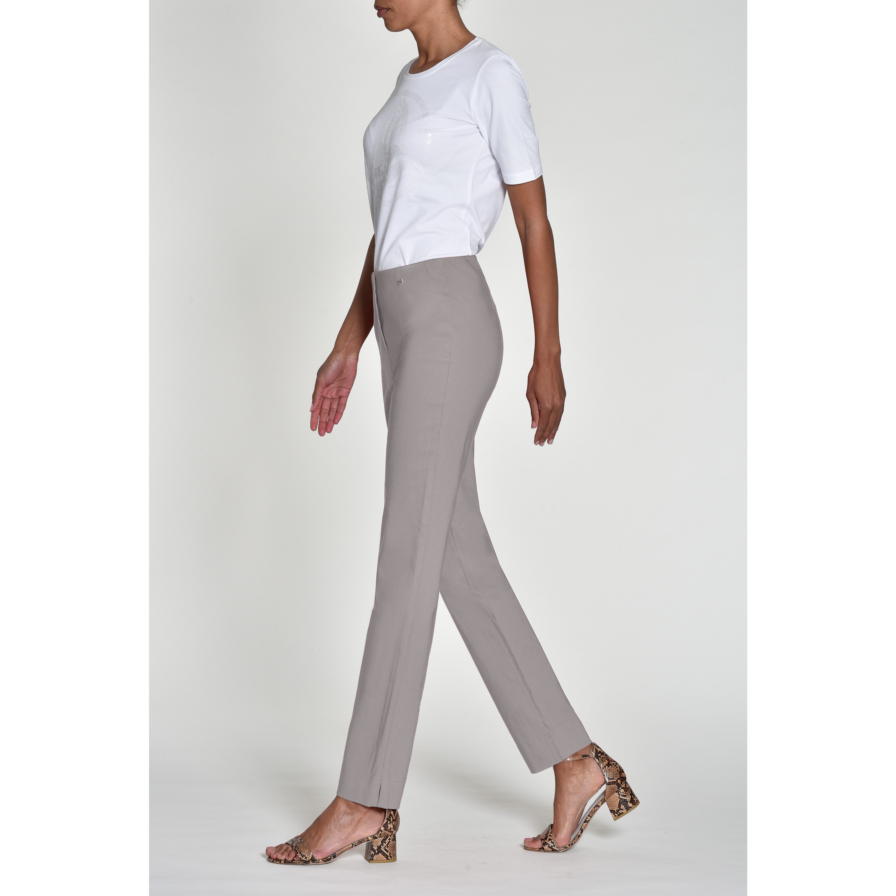 ROBELL Stretch-Hose Stoffhose Bengaline Style MARIE