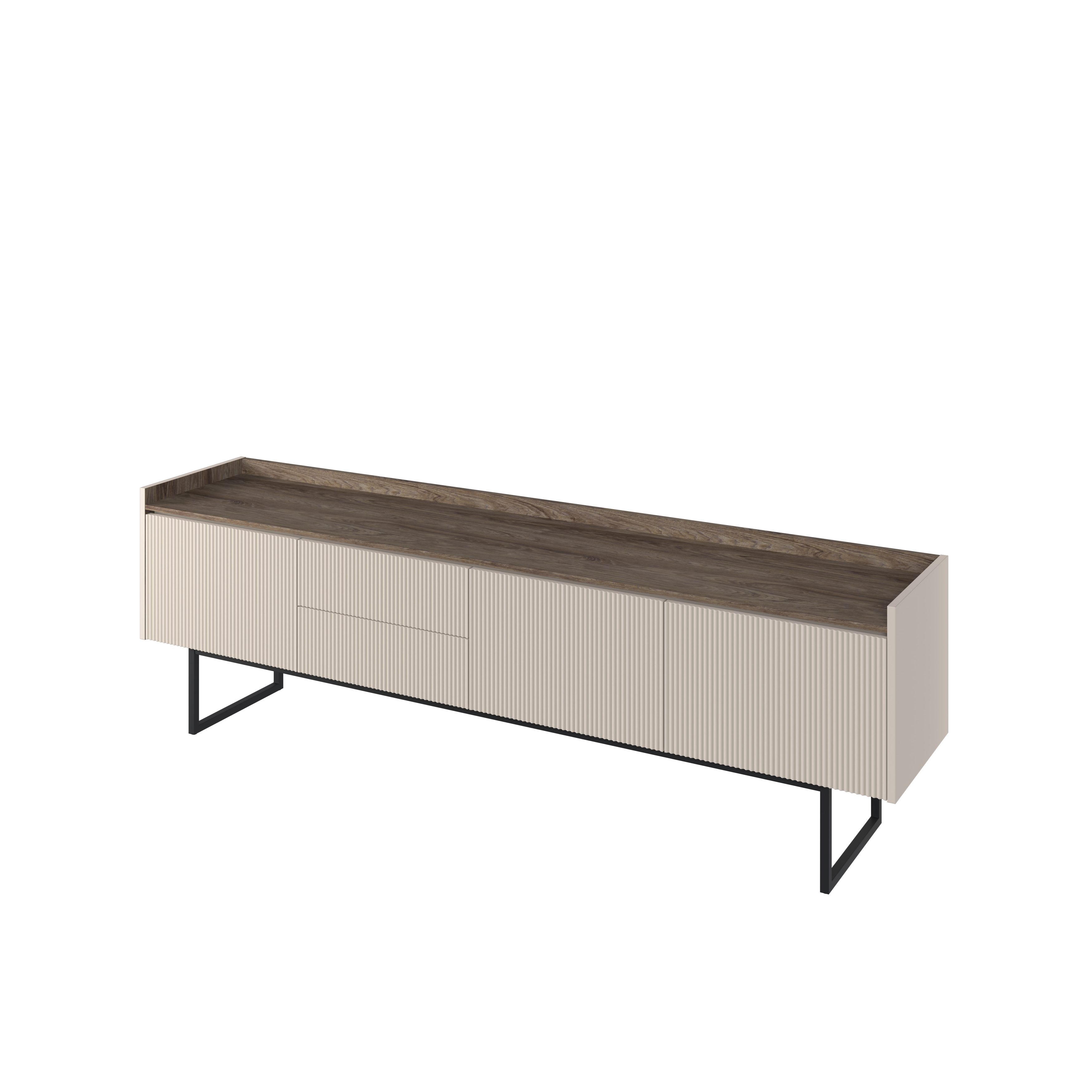 yourhouse24 Lowboard LAGO LG-06 mit Beleuchtung Beige