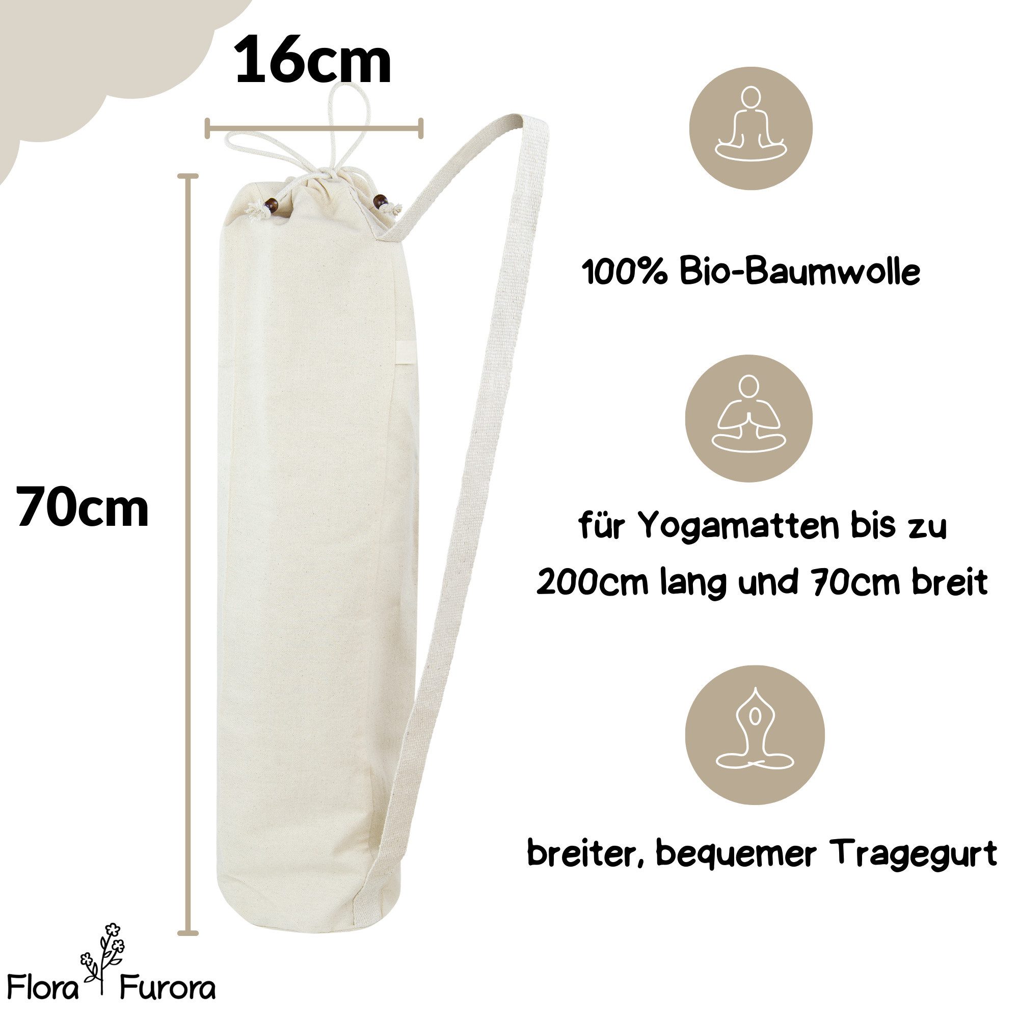 Flora Furora Yogatasche Yogatasche für kleine günstig online kaufen