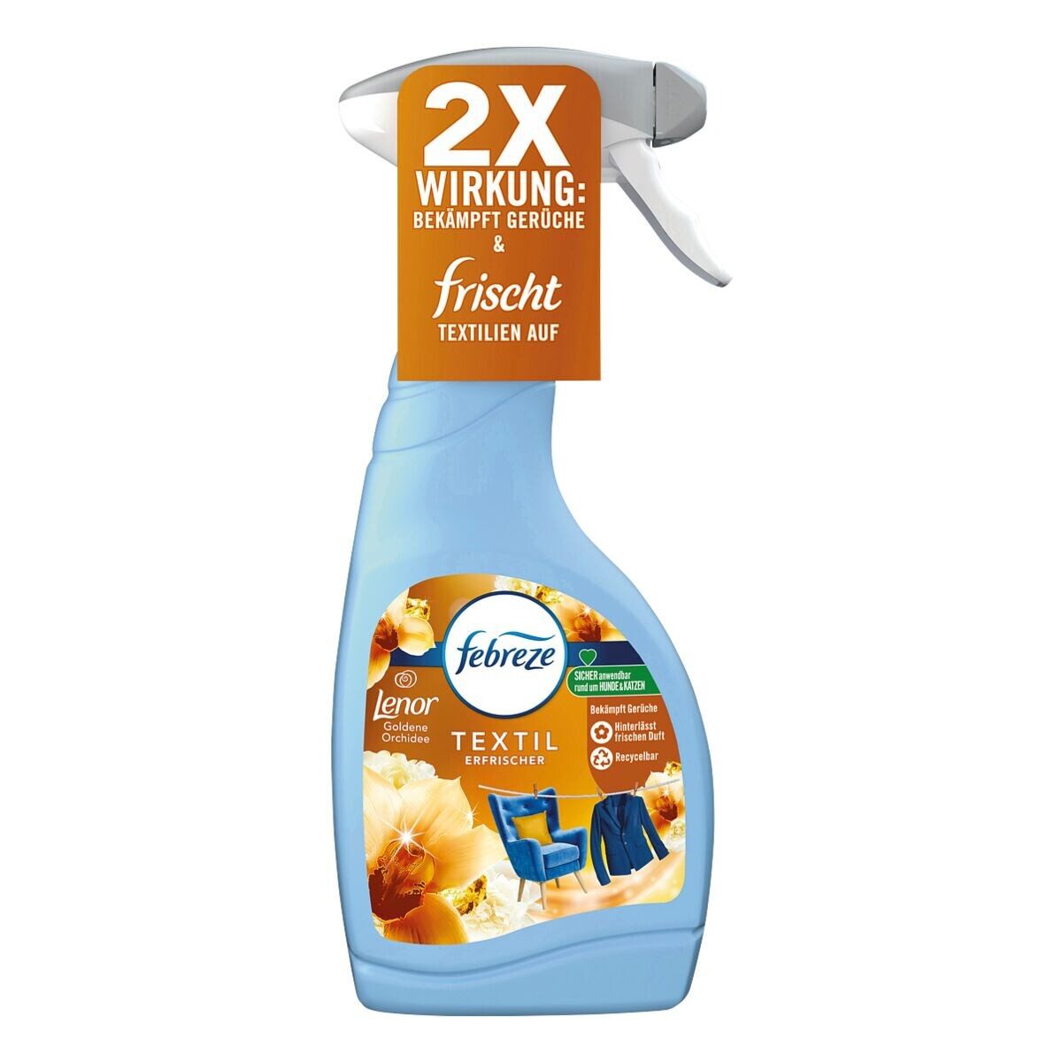 Febreze Textilerfrischer Goldene Orchidee, 500 ml