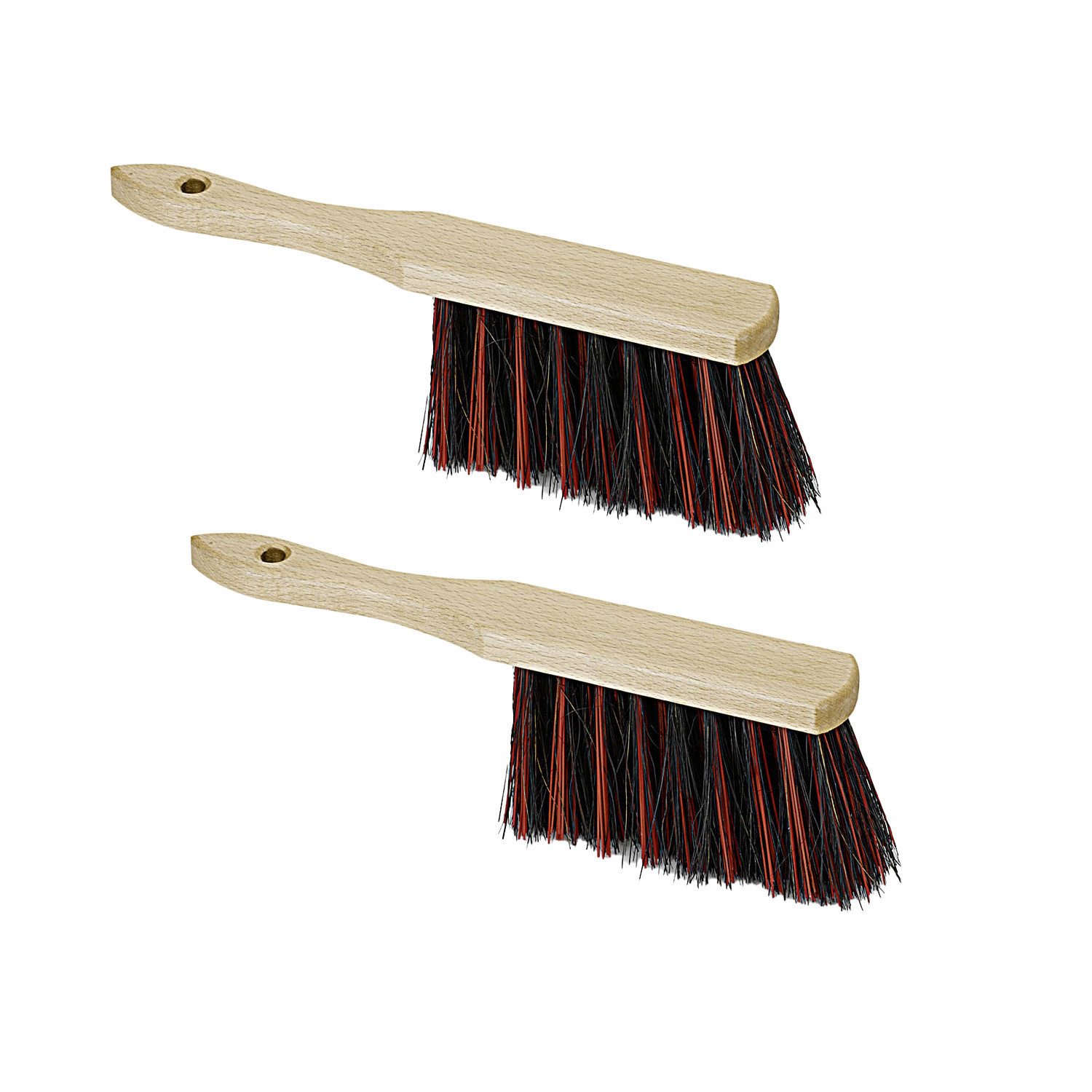 Kehrgarnitur 2er Set Industriehandfeger Arenga/Elaston 28 cm