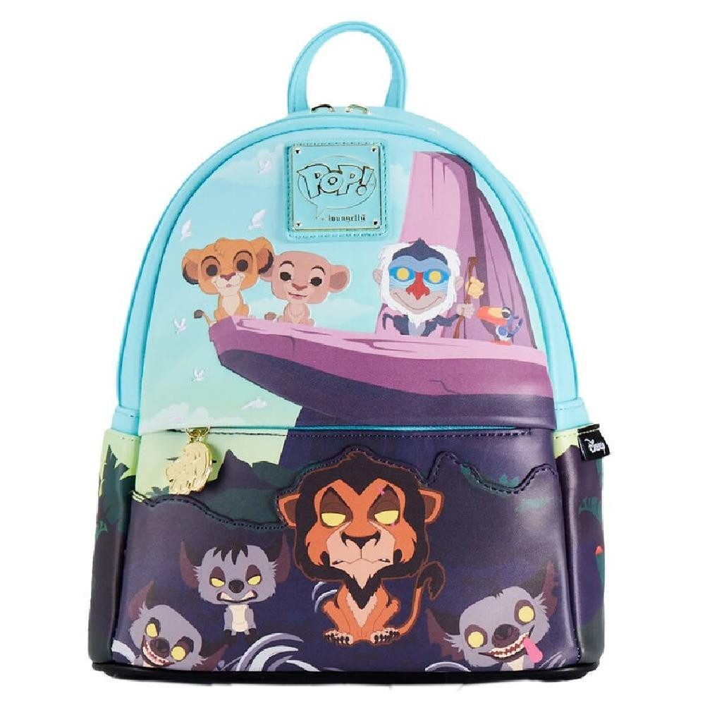 Loungefly Minirucksack Loungefly Lion King Pride Rock Mini Rucksack (1-tlg), hochwertig und detailliert