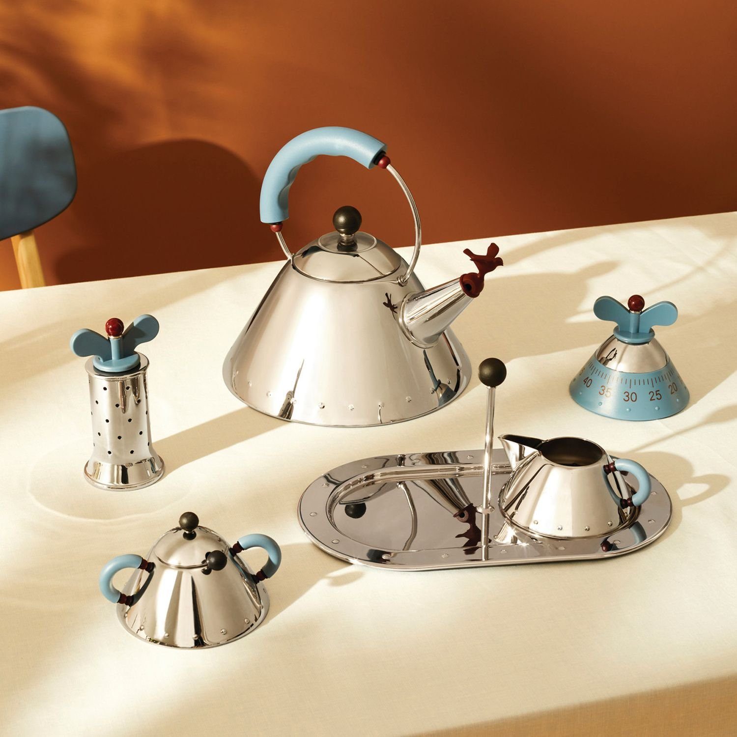 Alessi Kitchen Hellblau Küchentimer Timer