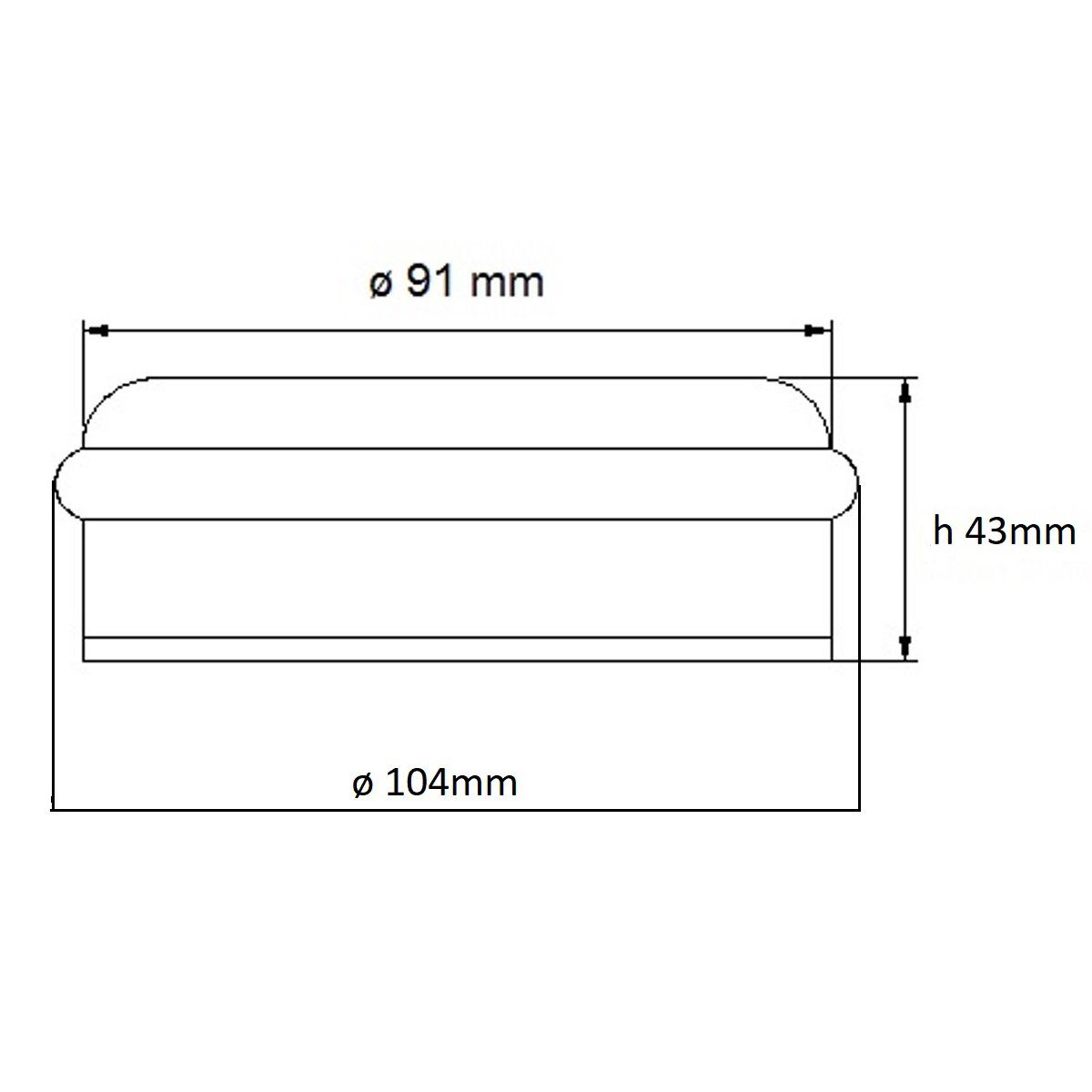 Türpuffer Metall MS Beschläge Türstopper rutschfest Optik massiv Edelstahl Bodentürstopper