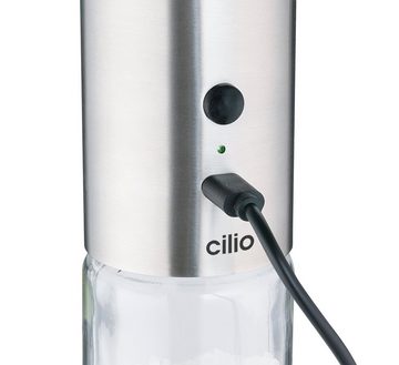 Cilio Salz-/Pfeffermühle Pfeffermühle Gewürzmühle Salzmühle Cilio elektrisch COLLINA 613537
