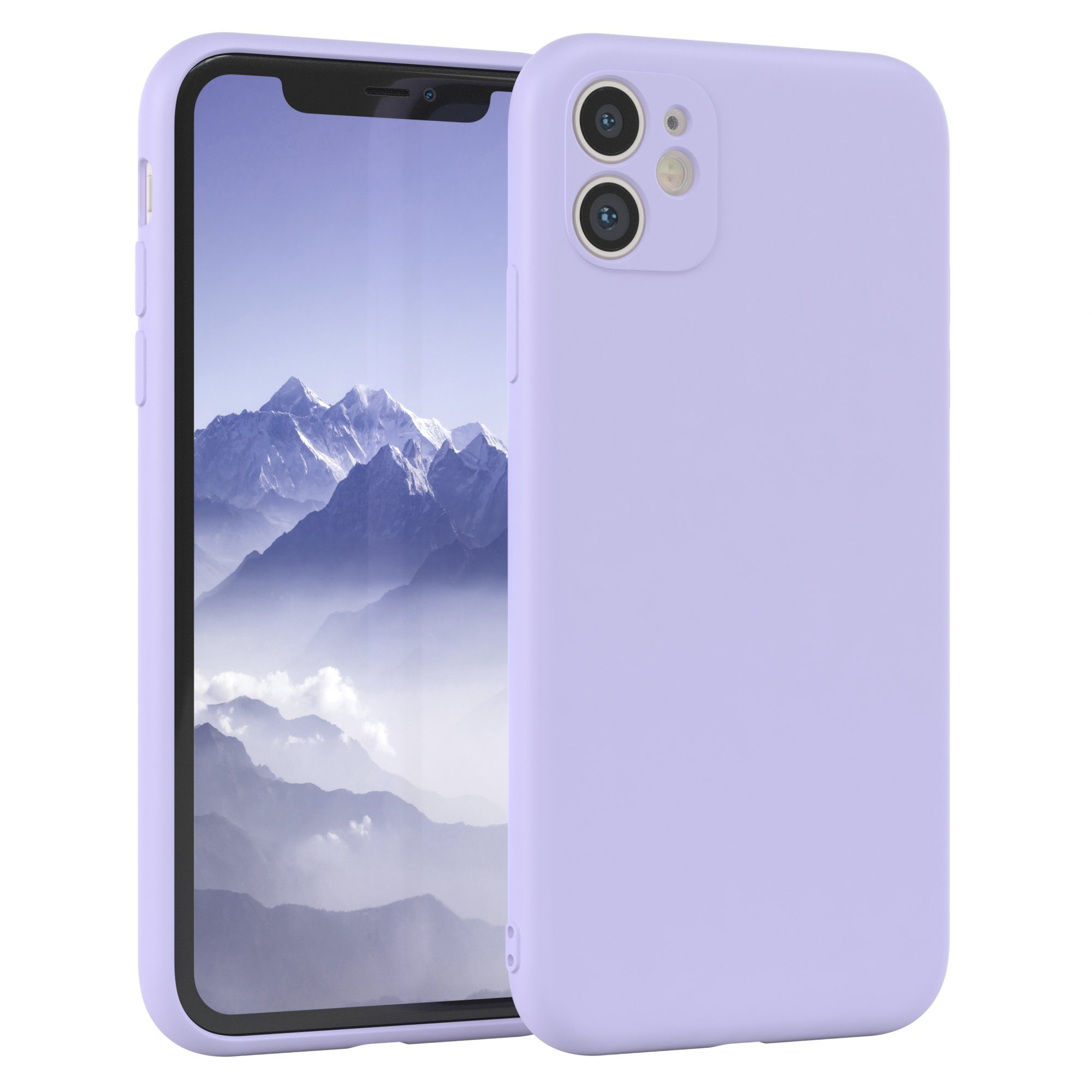 EAZY CASE Handyhülle TPU Hülle für Apple iPhone 11 6,1 Zoll, Silikonhülle stoßfest Smart Slimcover tpu case Violett / Lila Lavendel
