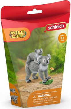 Schleich® Spielfigur WILD LIFE, Koala Mutter mit Baby (42566)
