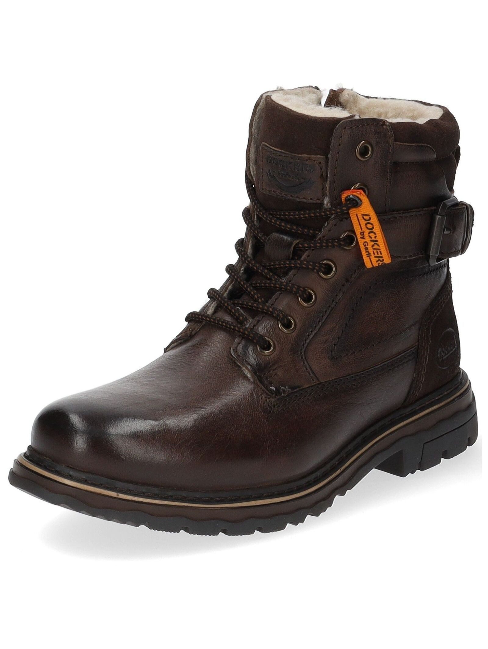 Dockers by Gerli Stiefelette Leder Schnürstiefelette