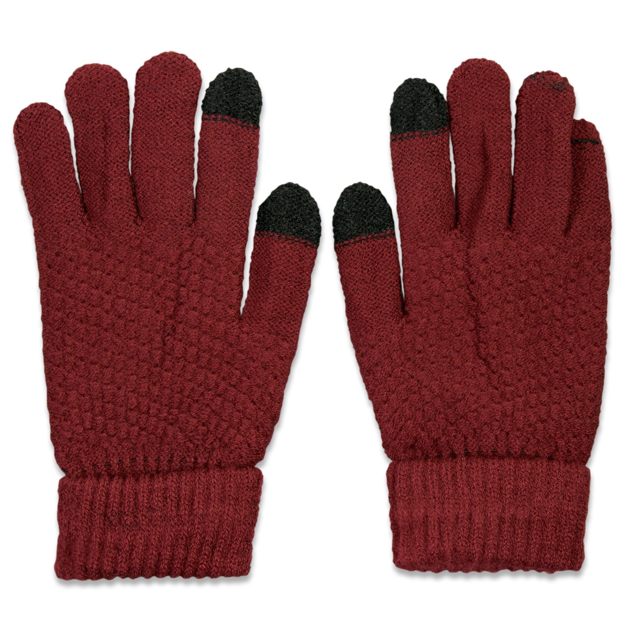 cosey Strickhandschuhe Warme Unisex Touchscreen - Strickhandschuhe in versc günstig online kaufen