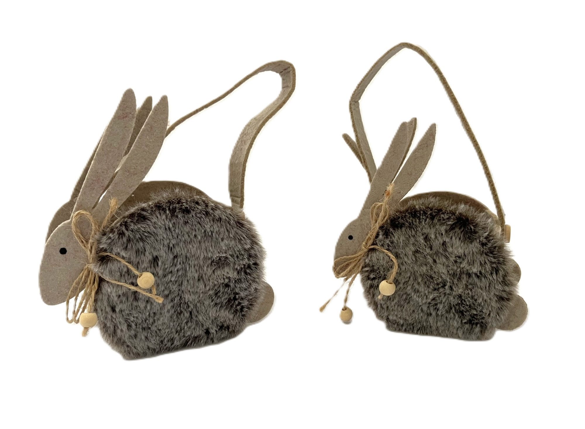 Countryfield Osternest Hasenkorb Nest Ostern Kinder Geschenk Plüsch 2er Set 14 cm, 2er Set