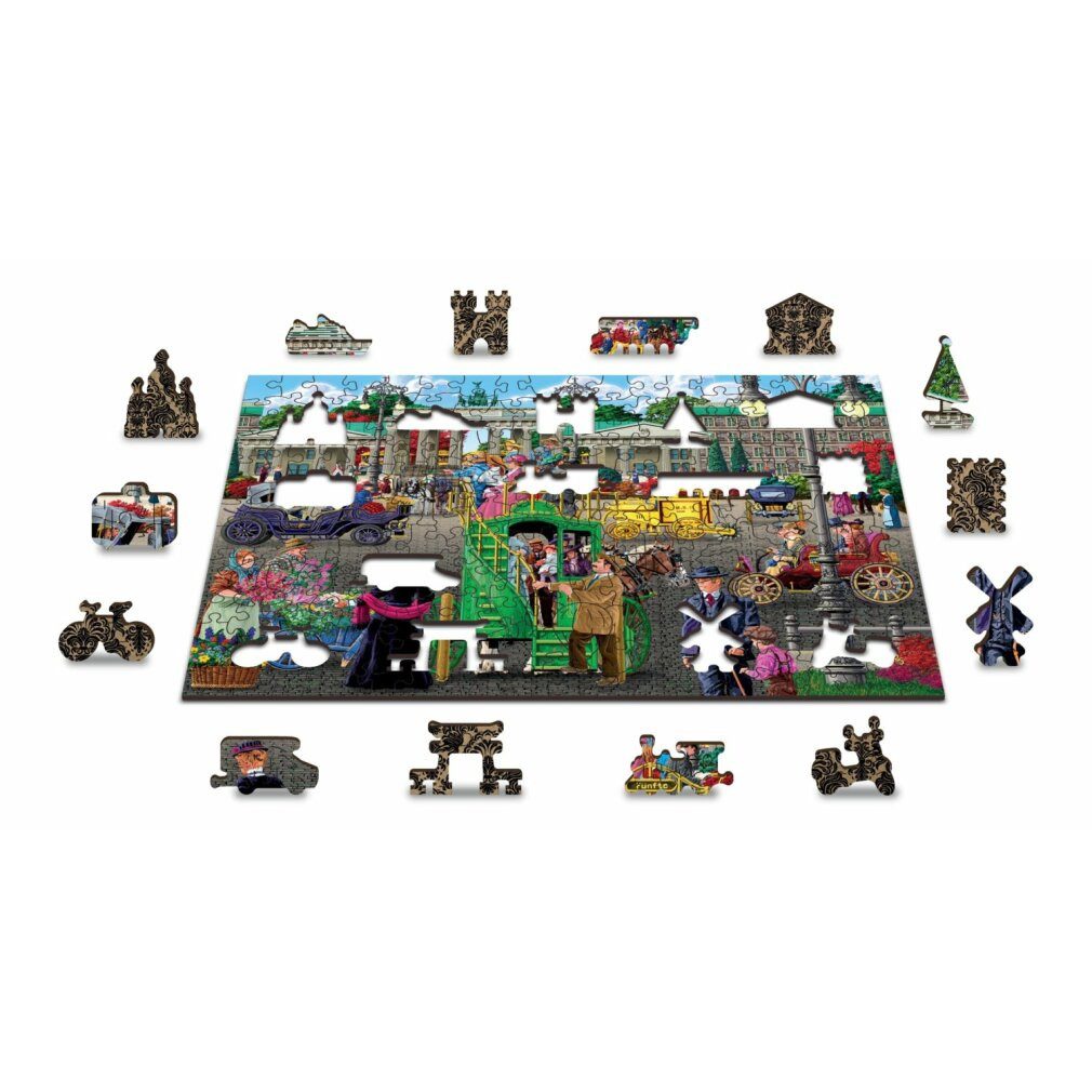 Wooden City Puzzle Holzpuzzle Pariser Platz in Berlin 2in1, 200 Teile ECO, Puzzleteile