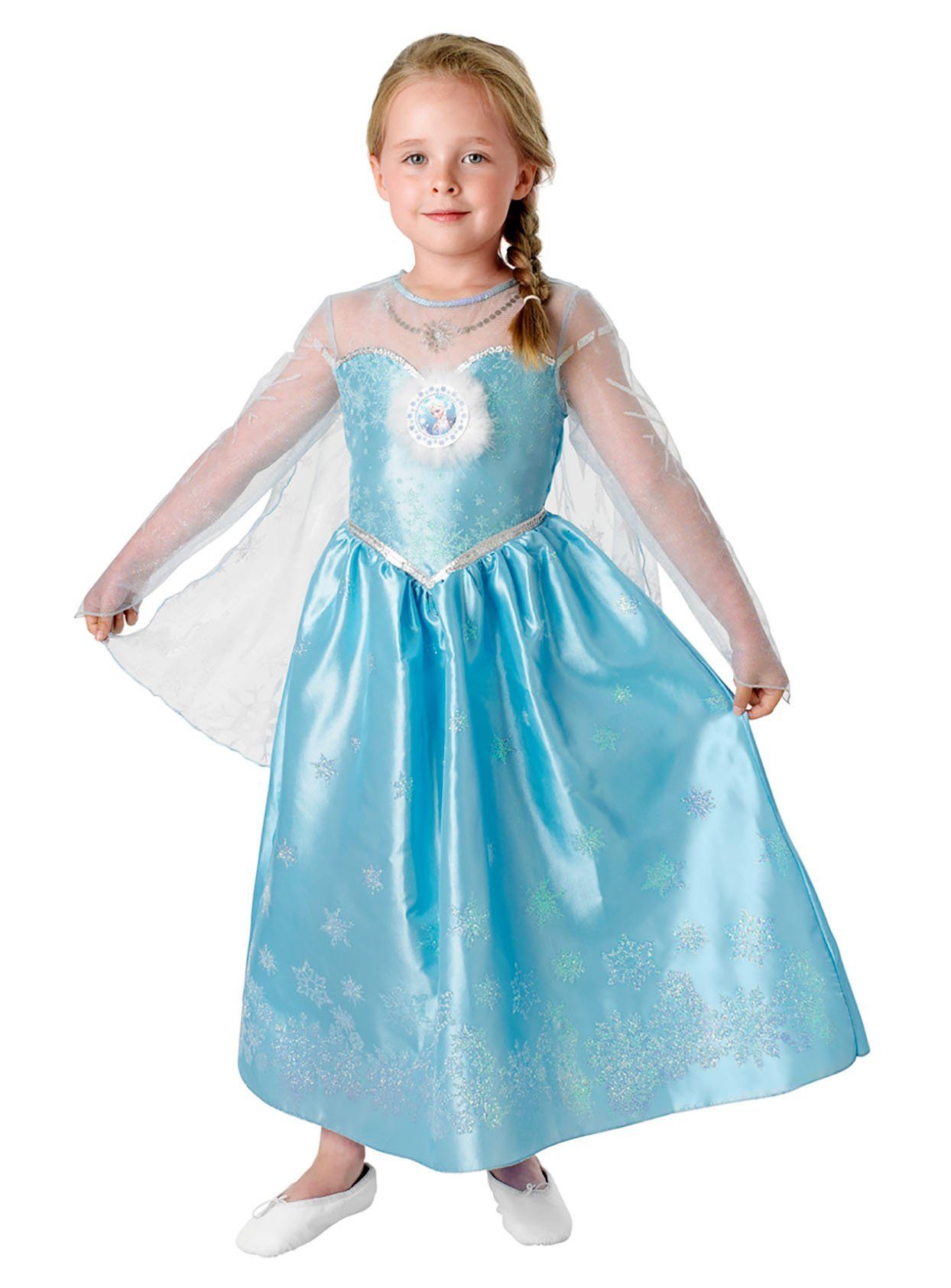 Rubie´s Kostüm Die Eiskönigin Elsa, Original lizenzierte Verkleidung aus  dem Disney-Film