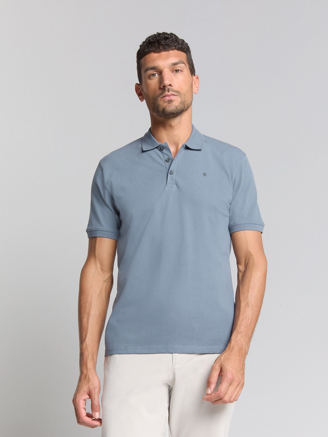 NO EXCESS T-Shirt No Excess Piqué Poloshirt