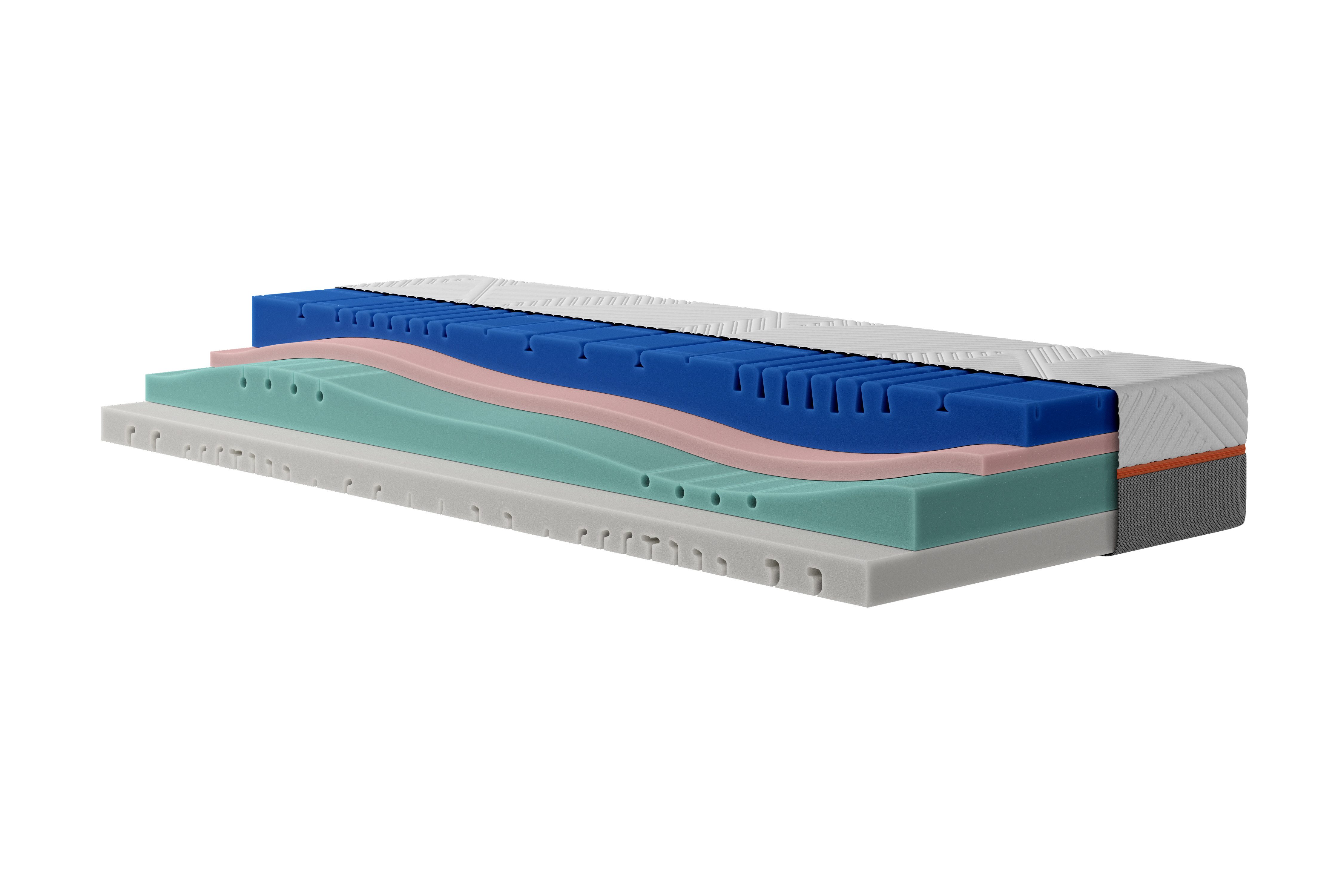 Kaltschaummatratze SilverCrown Motion 3, Silvercrown by Brinkhaus, optimale Körperkonturanpassung, produziert in Deutschland