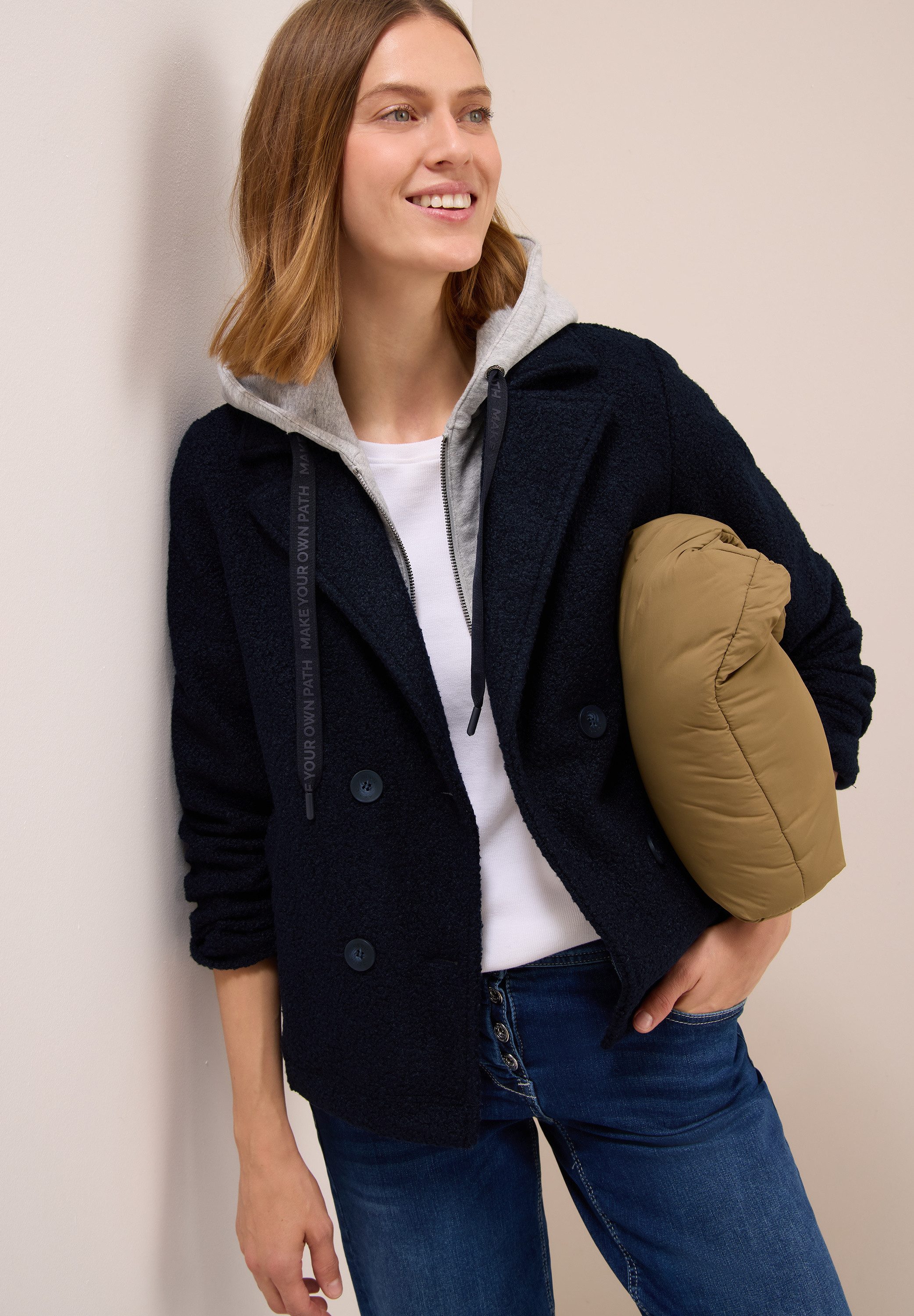 CECIL Outdoorjacke mit abnehmbarer Kapuze