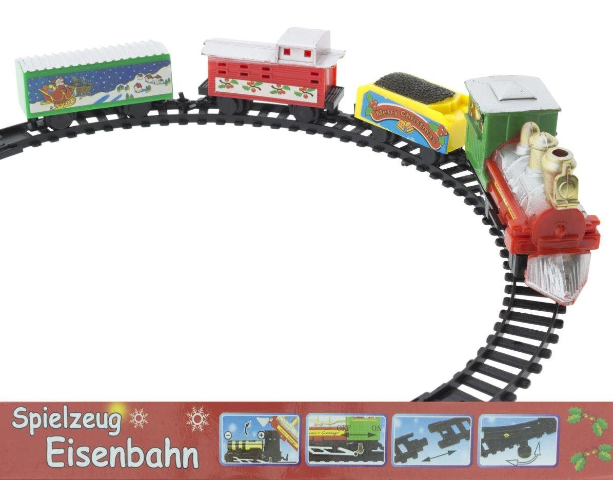 Spielzeug-Eisenbahn Spielzeug Eisenbahn mit 3 Waggons 9-tlg. günstig online kaufen