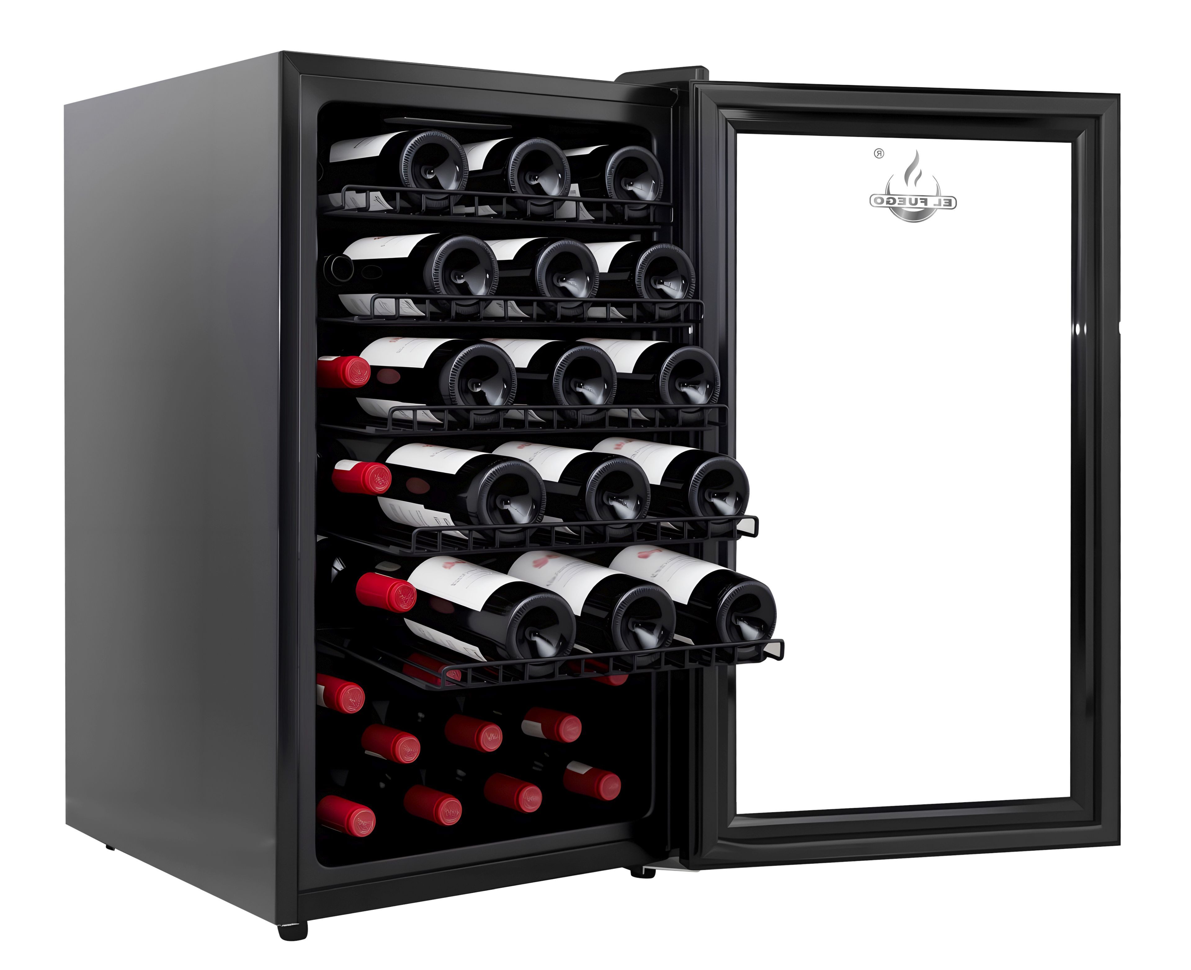 Weinkühlschrank El Fuego® Weinkühlschrank, für 41 Flaschen, mit Touchscreen