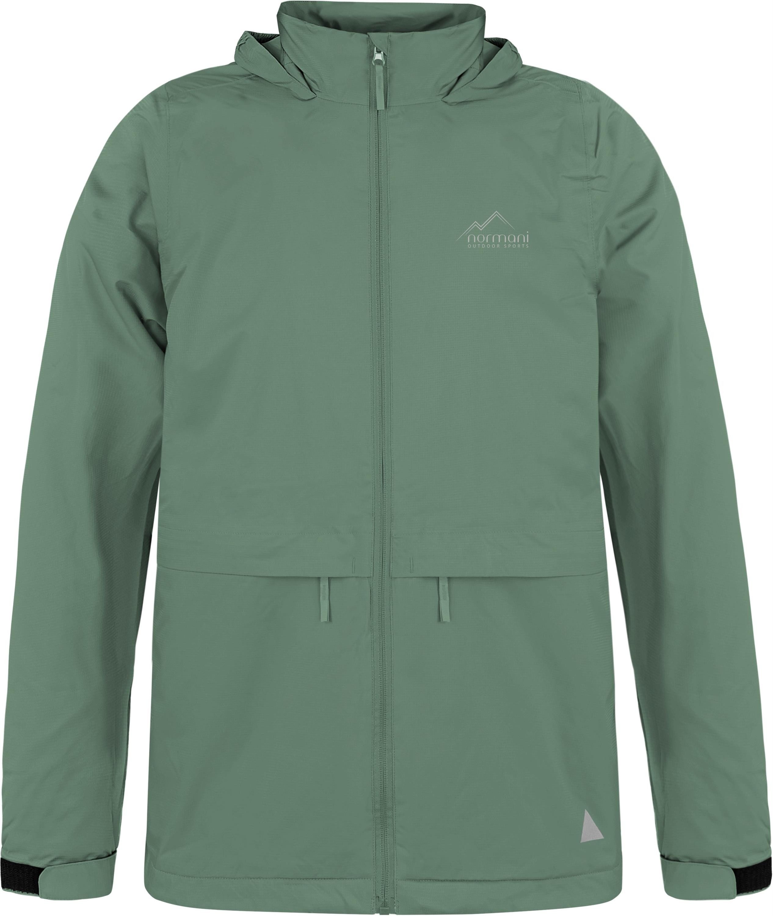 normani Regenjacke Kinder Regenjacke ungefüttert mit Reflektoren Wasserdichte Kinderjacke mit Kapuze für Jungen und Mädchen