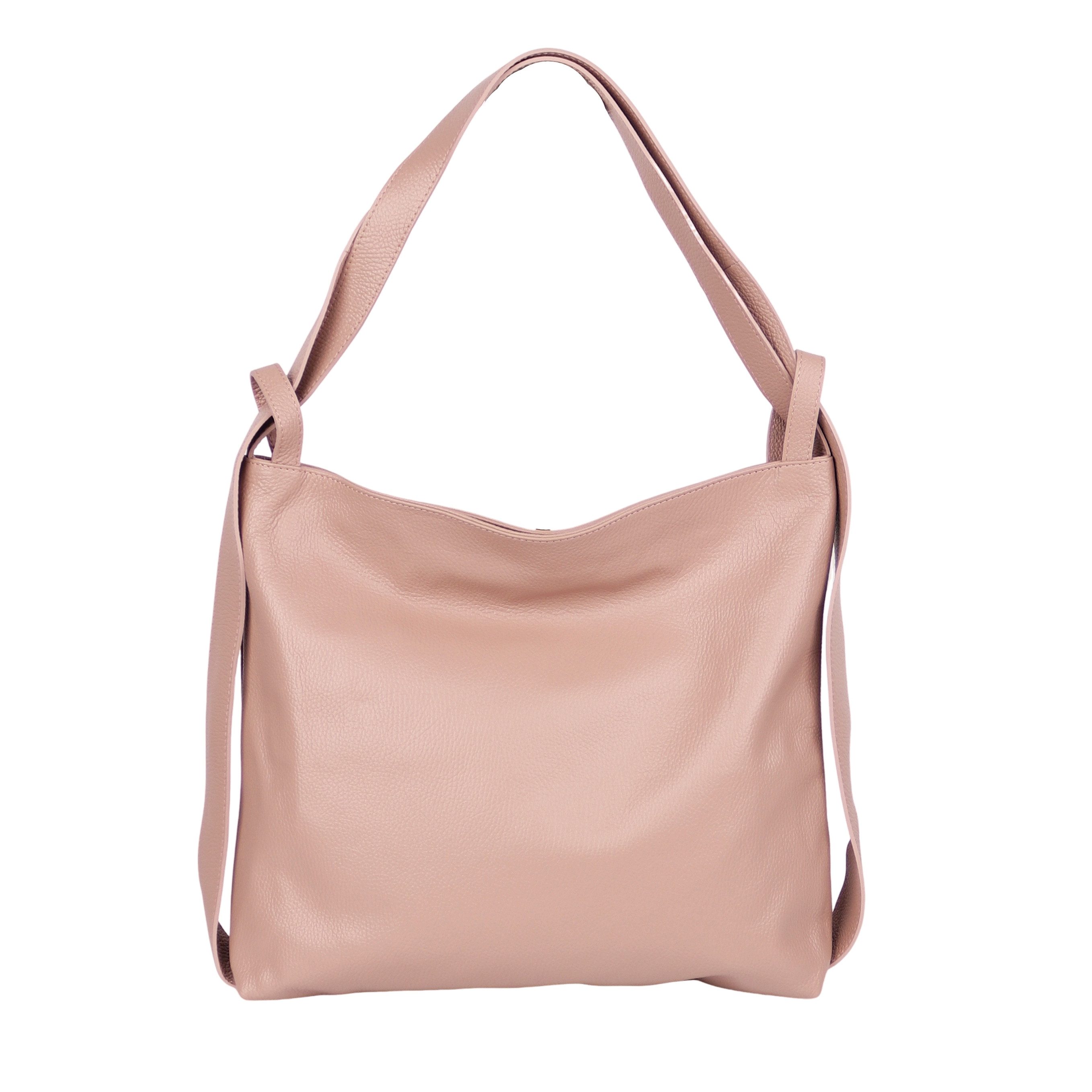 MIRROSI Beuteltasche aus Echtleder, Made in Italy, Shopper Tasche auch als günstig online kaufen