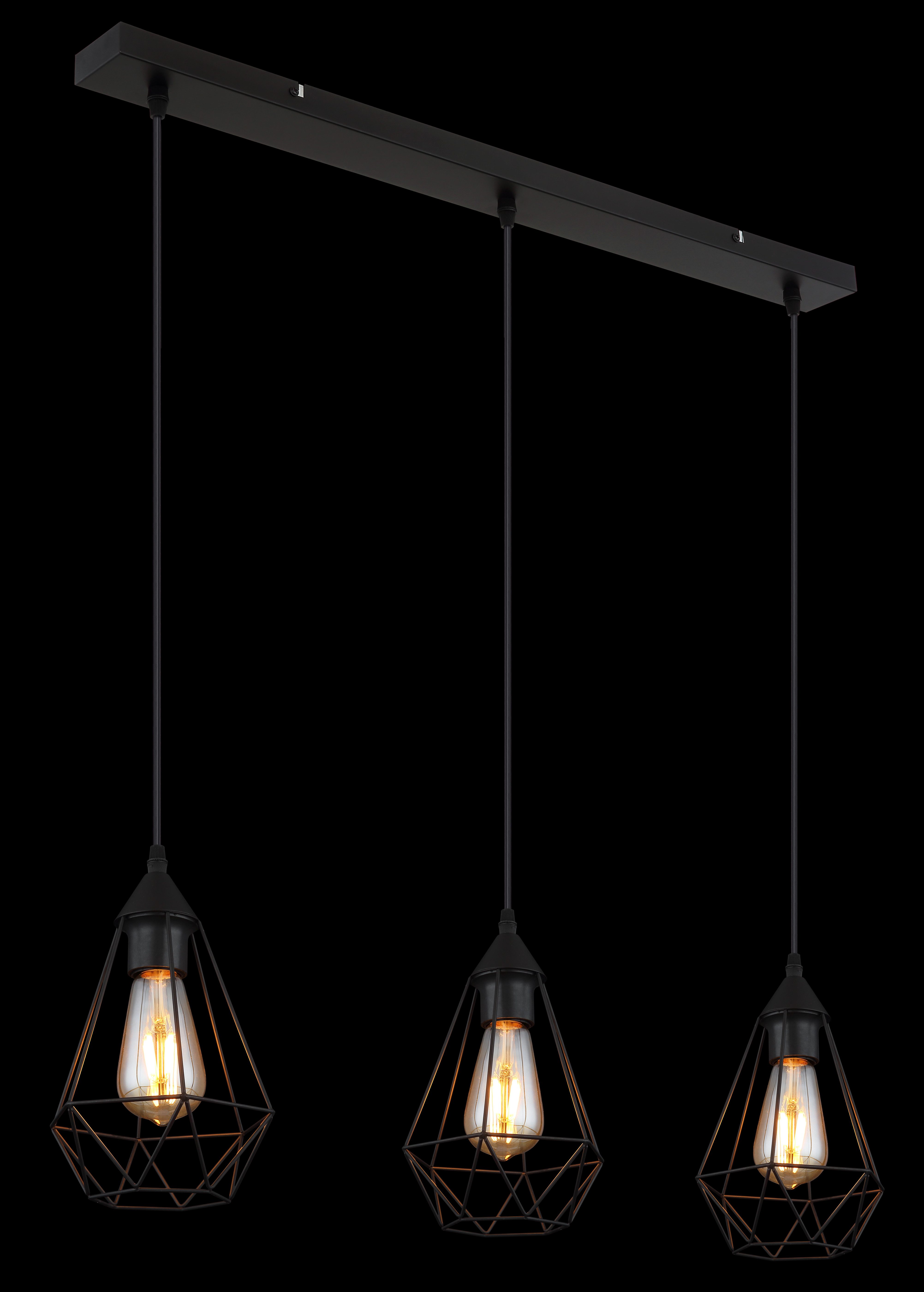 GLOBO LIGHTING Hängeleuchte ZACHARY, ohne Leuchtmittel, Hängelampe/Pendelleuchte/Esszimmer/Wohnzimmer/Esstisch