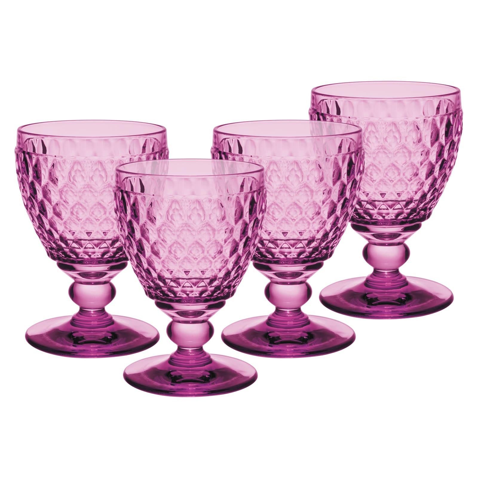 Villeroy & Boch Weißweinglas Boston Coloured Weißweingläser 230 ml 4er Set, 4-tlg., Glas