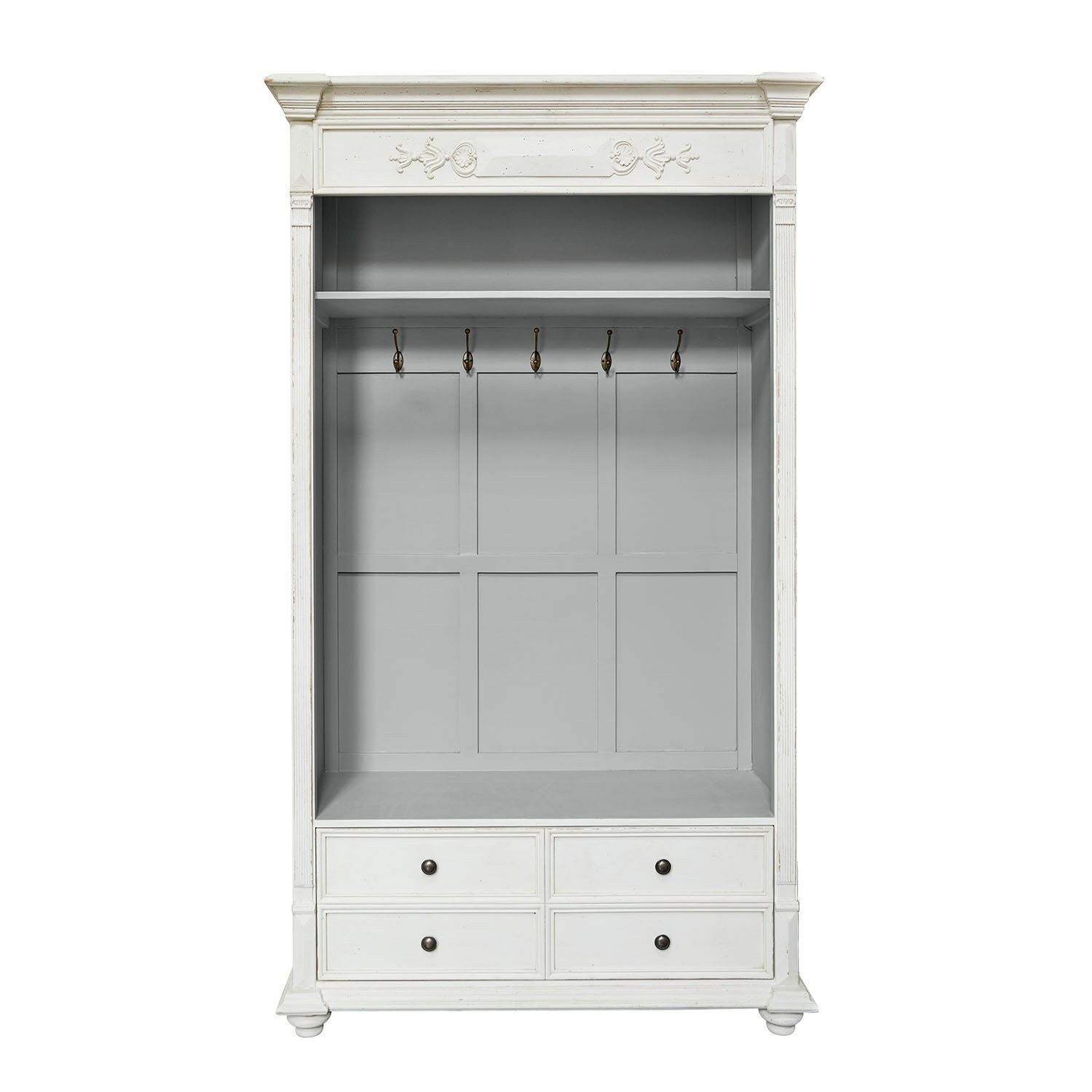 Mirabeau Garderobe Garderobe Étourville antikweiß/antikgrau