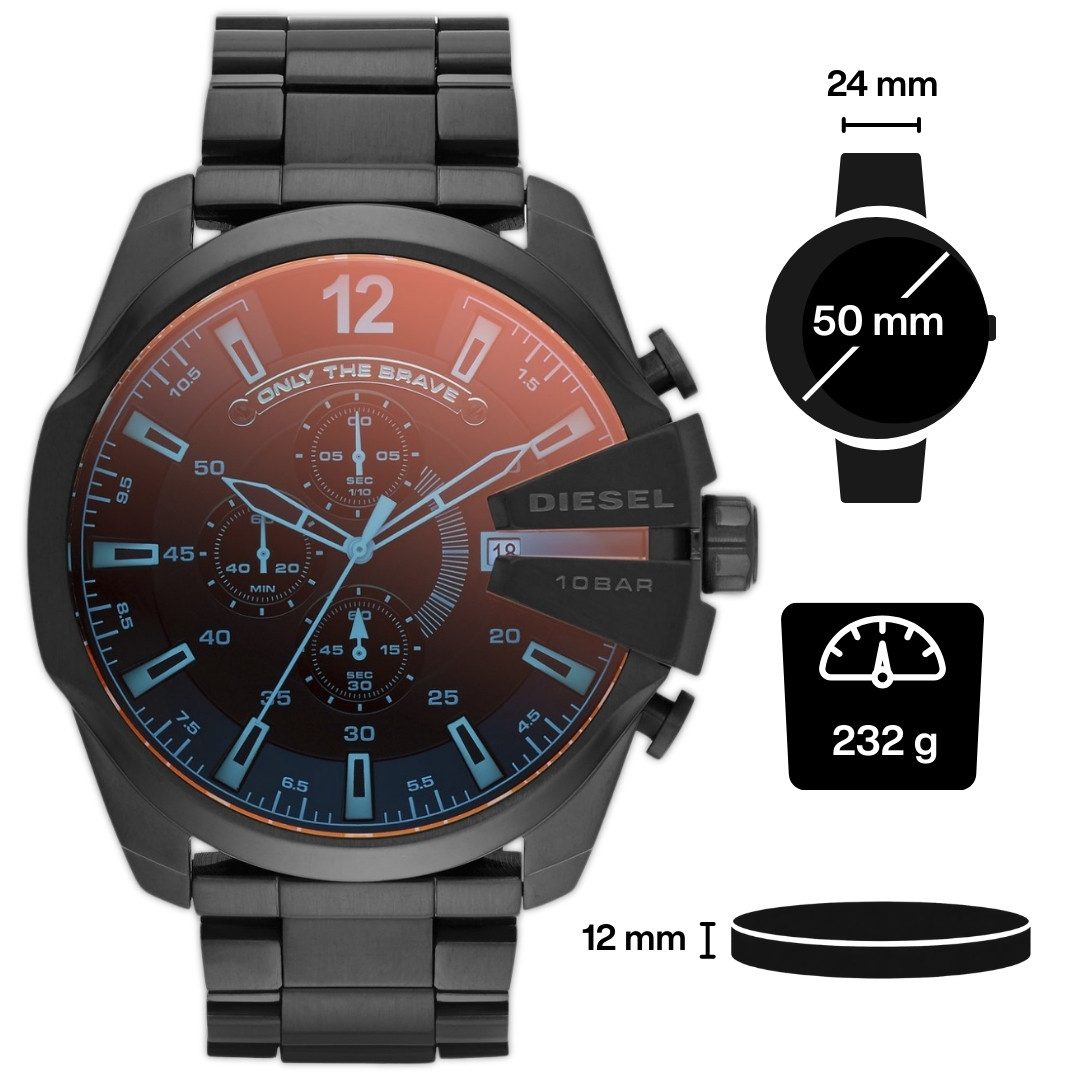 Diesel Chronograph Diesel Chronograph Mega Chief DZ4318