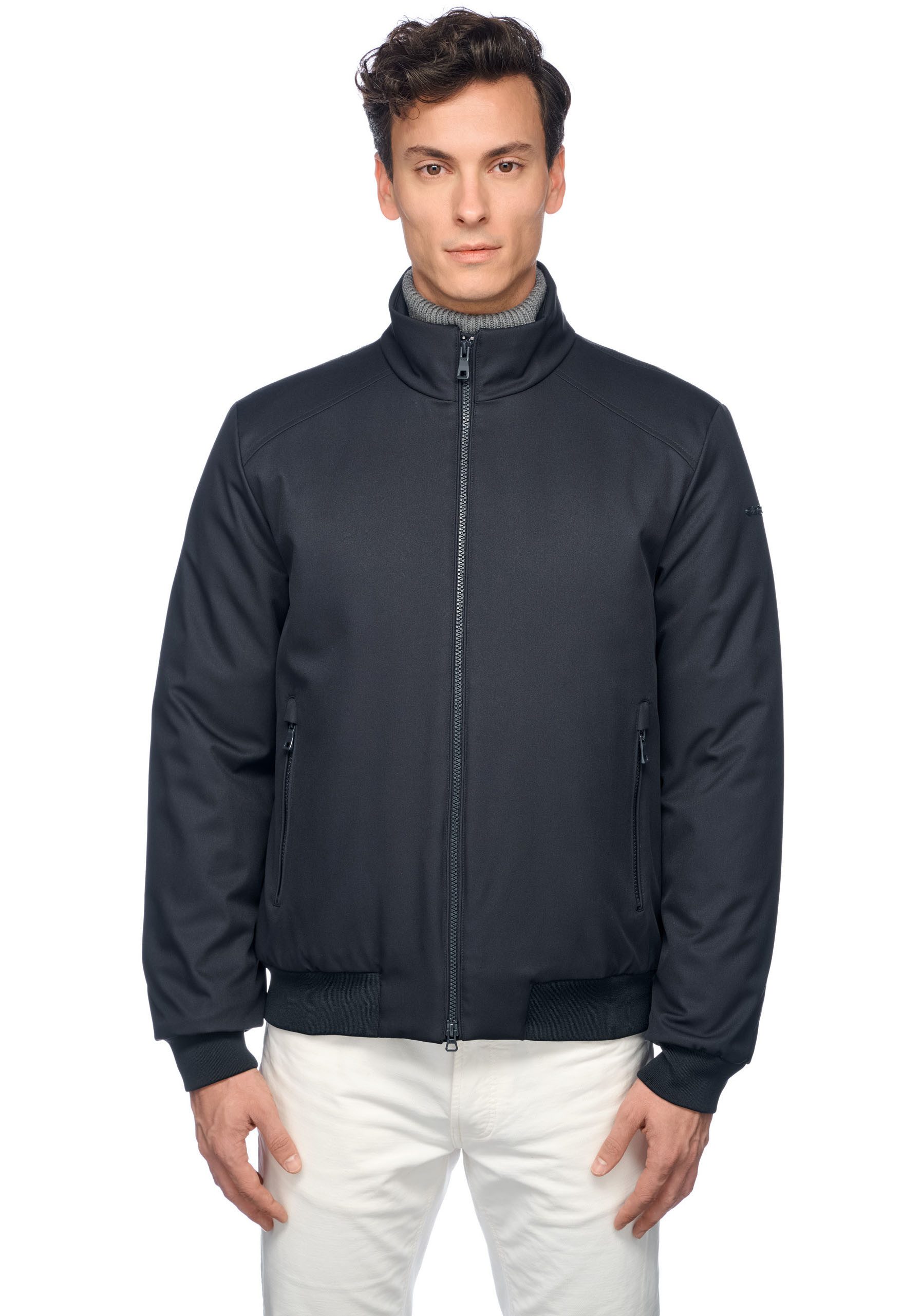 Geox Blouson VINCIT mit 2-Wege-Reißverschluss, Reißverschlusstaschen, günstig online kaufen