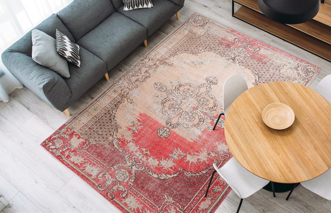 Arte Espina Teppich Vintage 8405, rechteckig, Höhe: 9 mm, Kurzflor im Vintage Design, Wohnzimmer