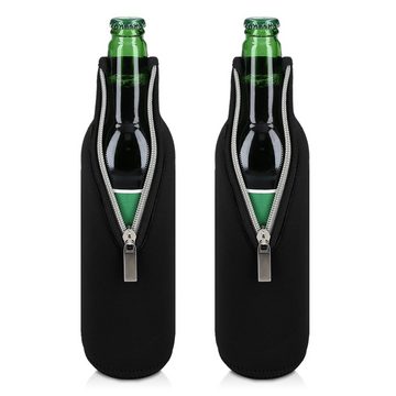 kwmobile Outdoor-Flaschenkühler 2x 330-500ml Flasche Flaschenkühler, für Bier und andere Getränke - aus isoliertem Neopren - Kühler