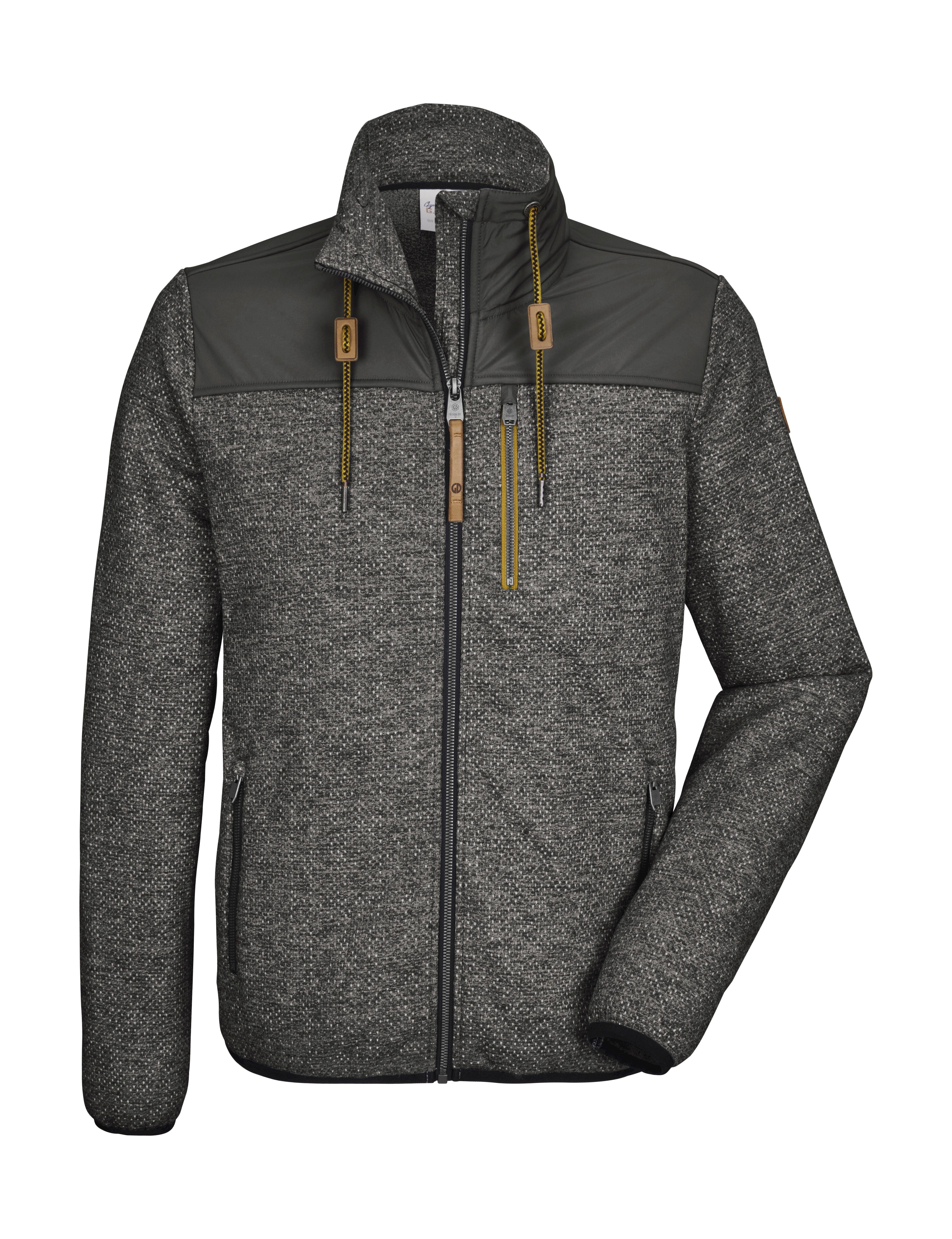 G.I.G.A. JCKT, Fleecejacke DX KNTFLC Hybridoptik, hochwertige GS moderne Accessoires killtec 135 by MN