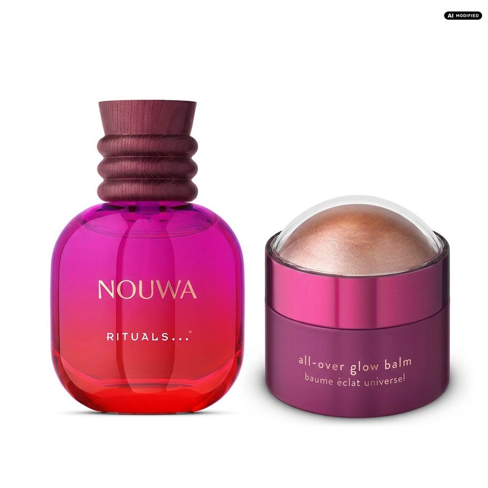Rituals Eau de Parfum Rituals Nouwa Parfum und Uukumwe Glow Balm Duo, Duft und Glow in einem Set für strahlenden Auftritt