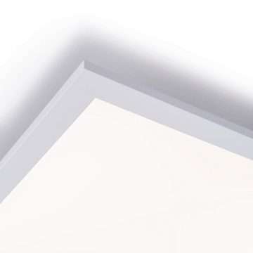 SellTec LED Deckenleuchte LED Panel Deckenleuchte 4000k, flach und platzsparend, 1xLED-Board / 20 Watt, neutralweiß, Lichtfarbe tageslichtweiß 30x30cm quadratisch Büro