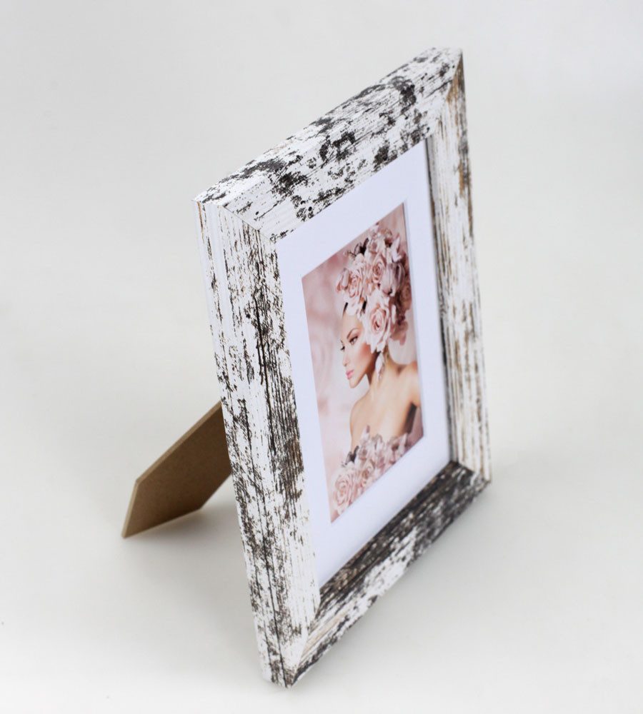 IDEAL TREND Bilderrahmen 5er Pack Holz Bilderrahmen Foto Plexi Rahmen Acryl Collage Wanddeko Po, für 5 Bilder (5 St), MDF Bilderrahmen mit Passepartout und Kuns – Bild 4 von 5