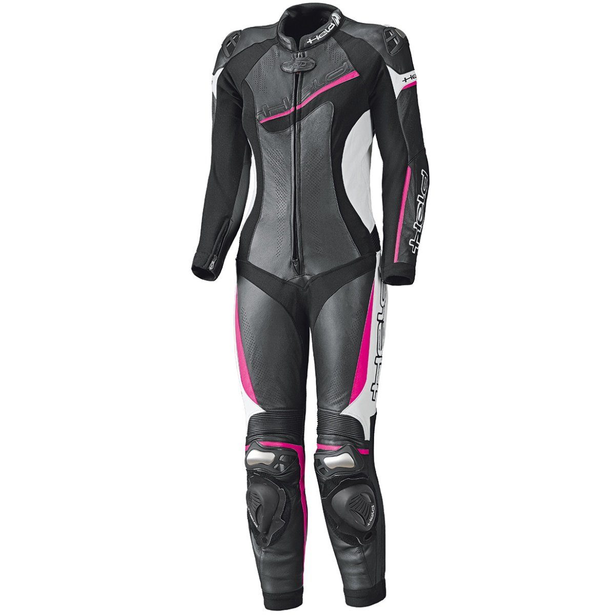 Motorradkombi Held Ayana II Lederkombi schwarz / pink Damen